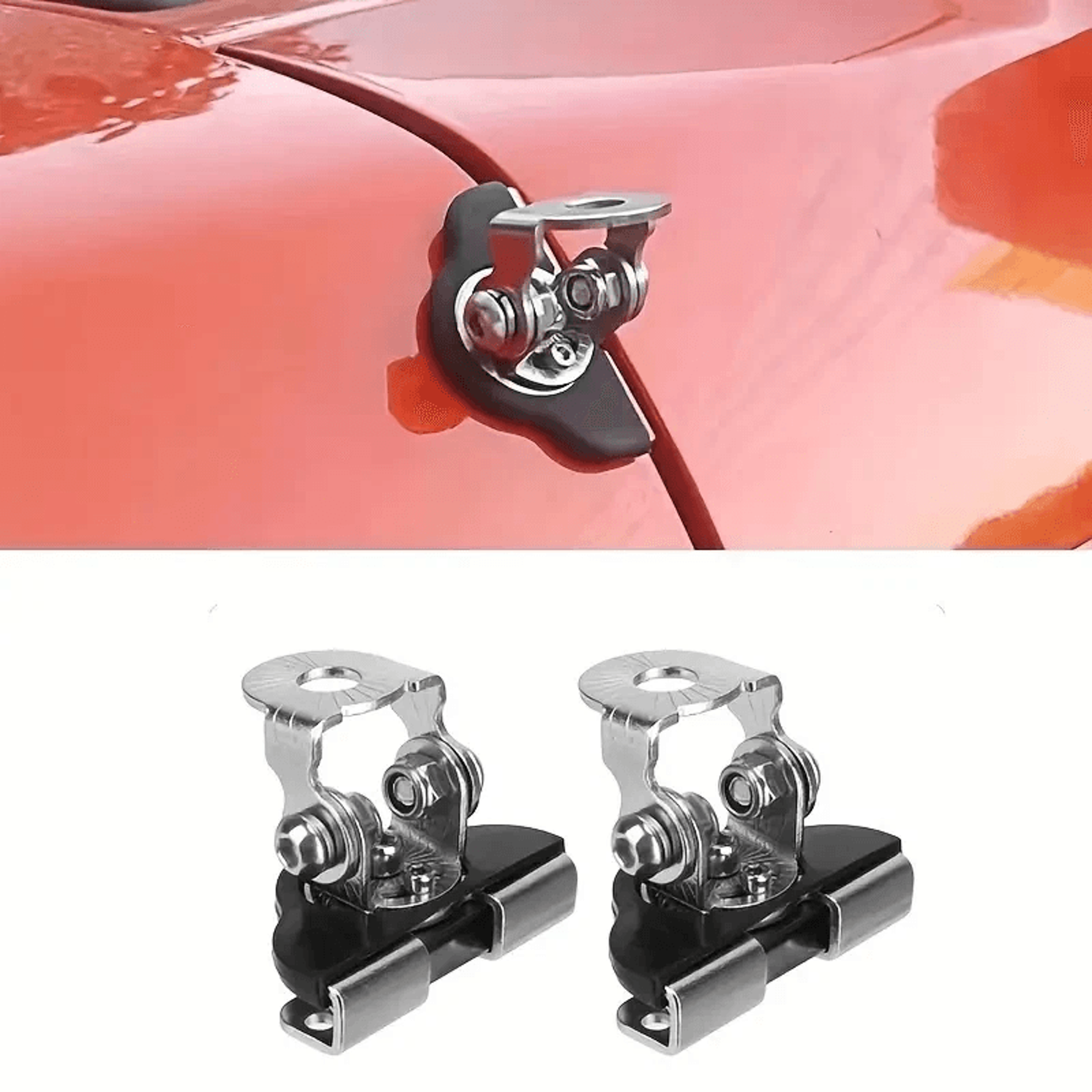 universal hood mount brackets for led light bar and off road work lights