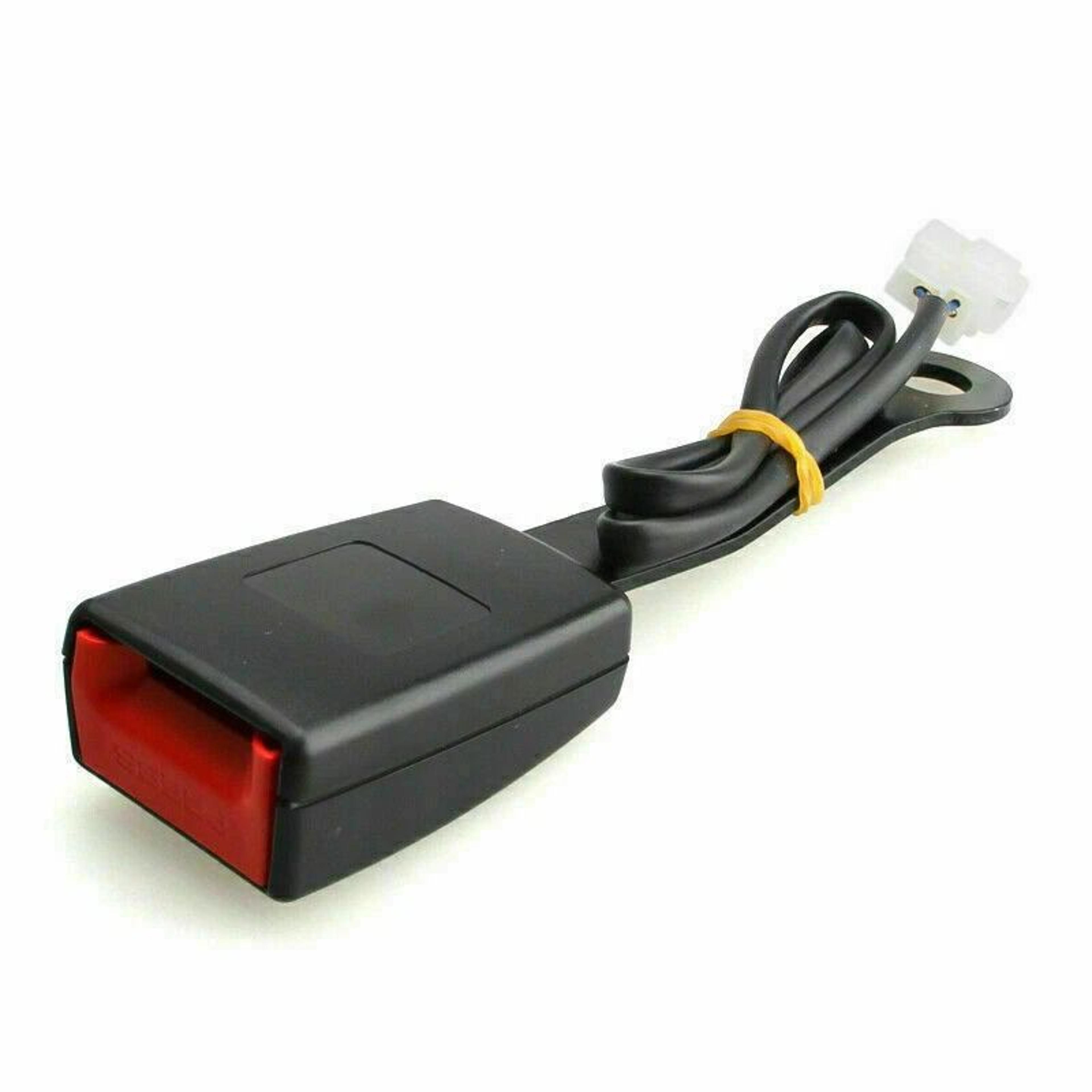 Front Driver Seat Belt Buckle Connector With Warning Cable 2