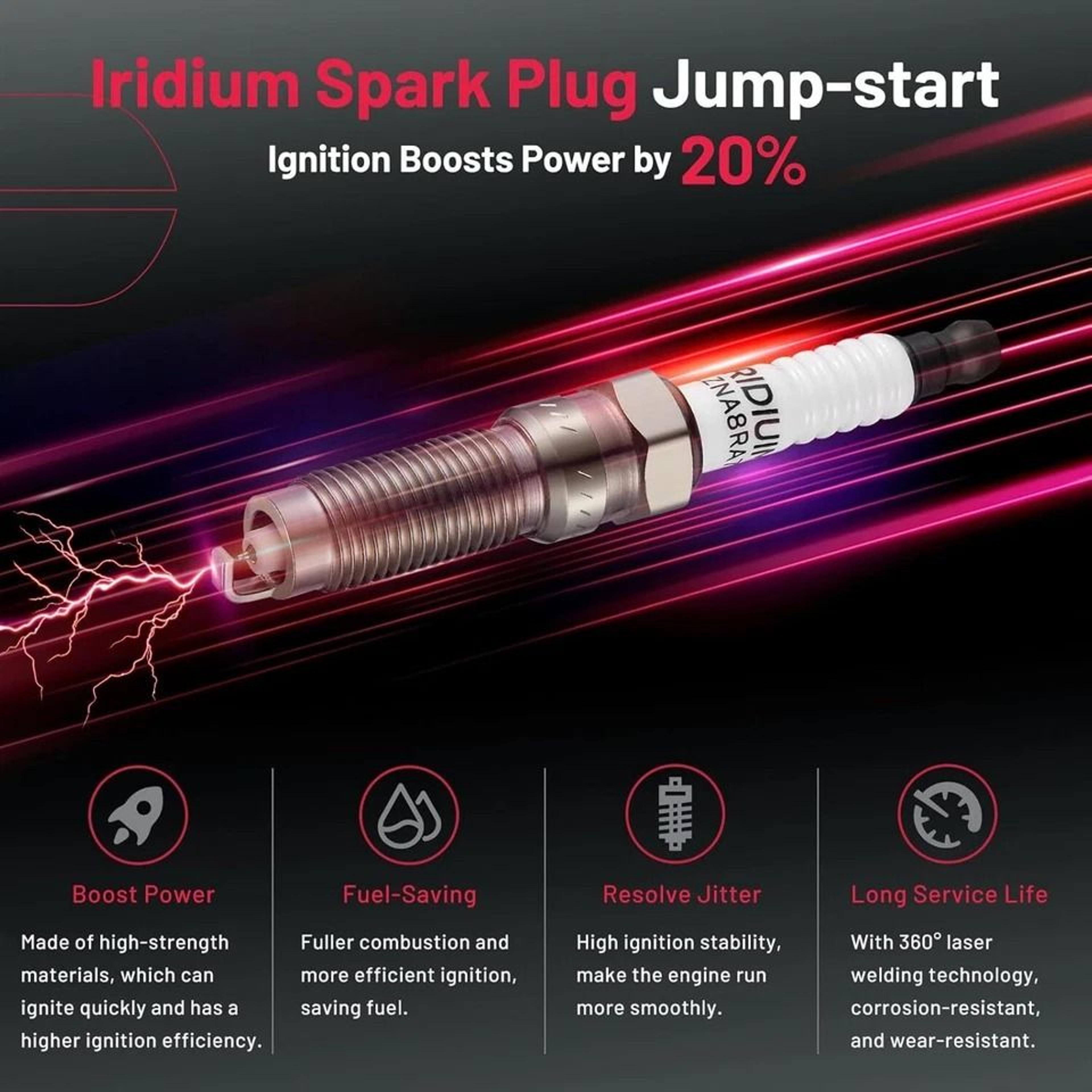 Ignition Coil Pack  Spark Plugs For Ford Fusion Replacement Parts For Optimal Engine Perform 1