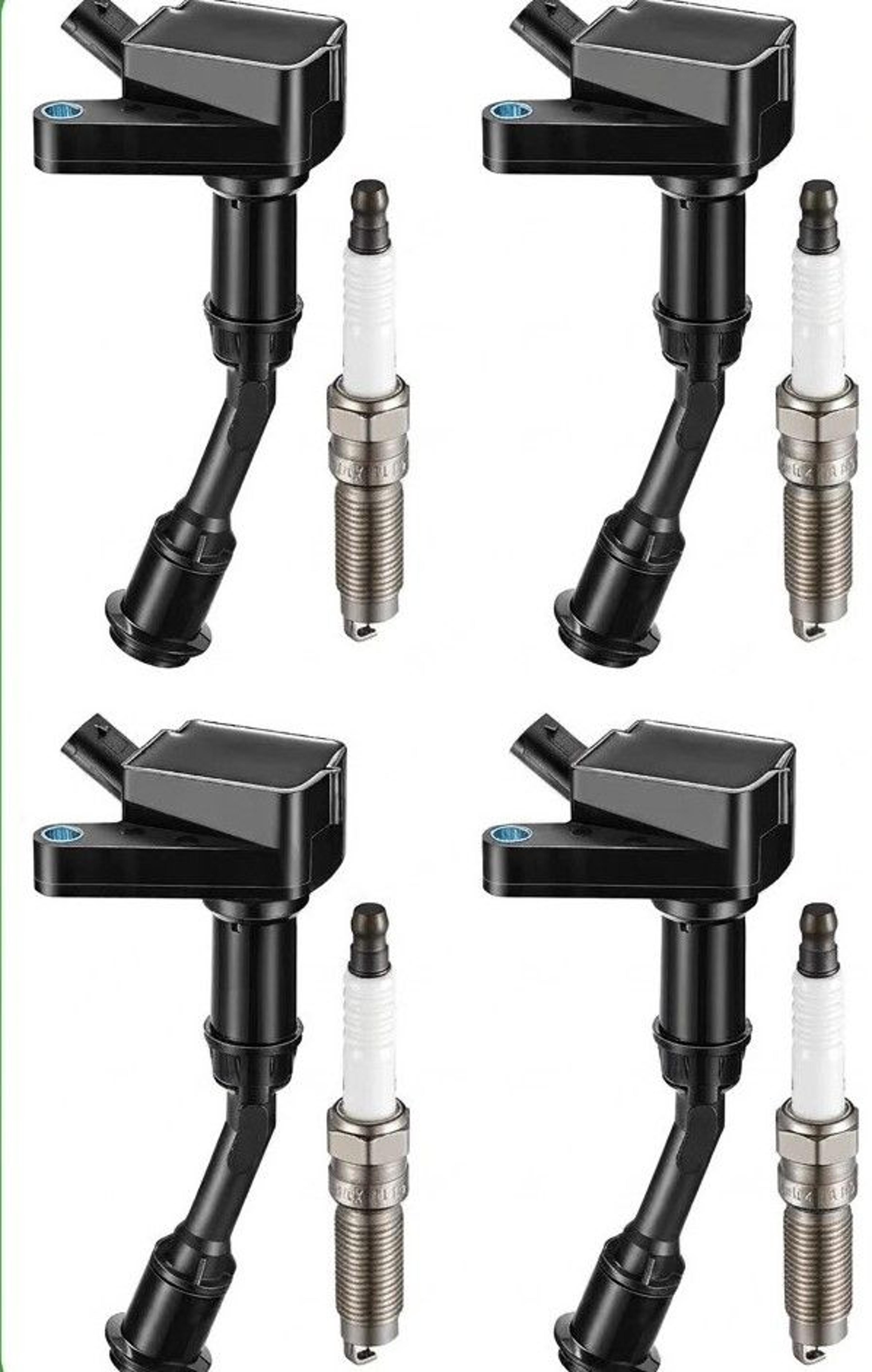 ignition coil pack & spark plugs for ford fusion, replacement parts for optimal engine perform