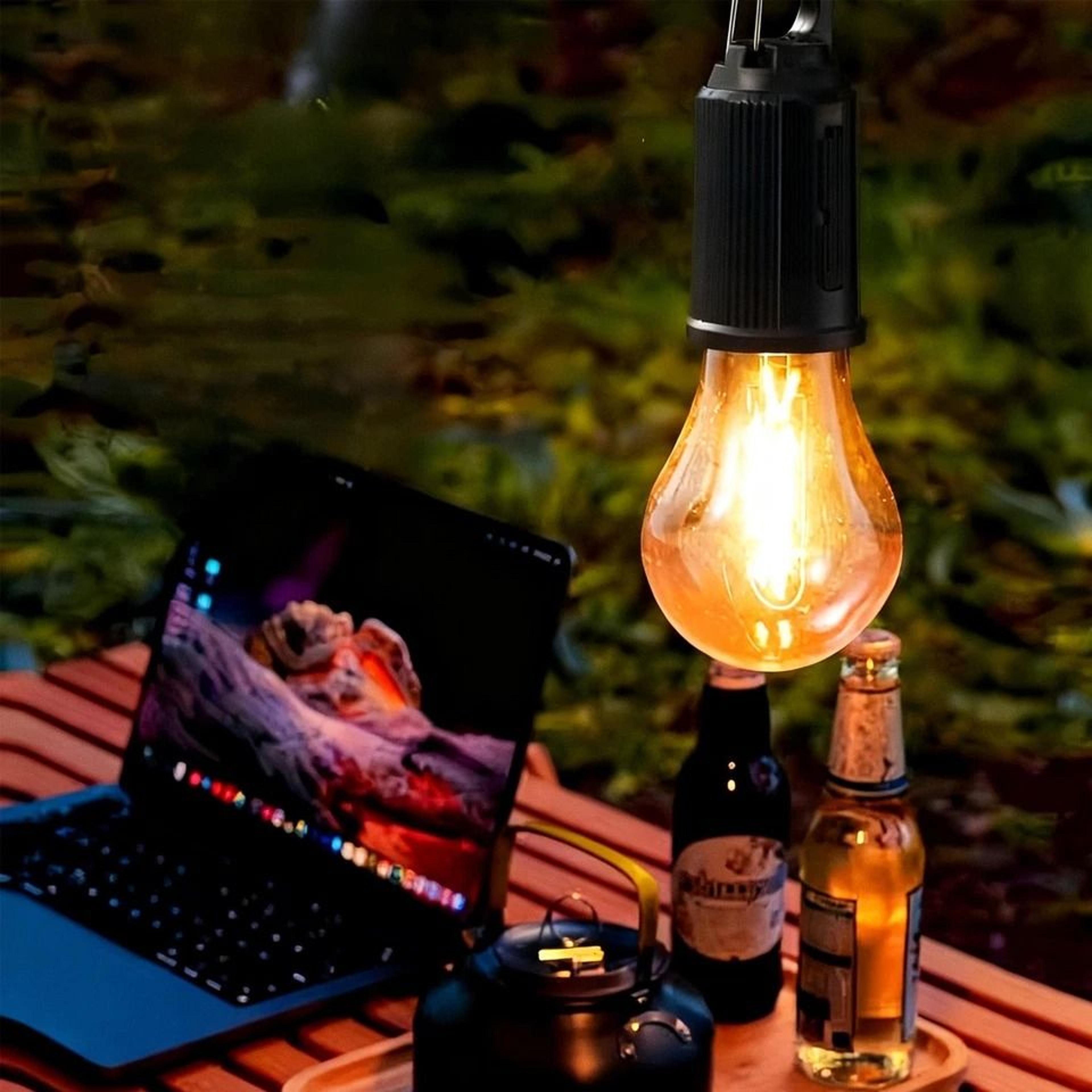 Solar Hanging Lights Waterproof LED Tent Lights For Camping Patio And Emergency Use 8