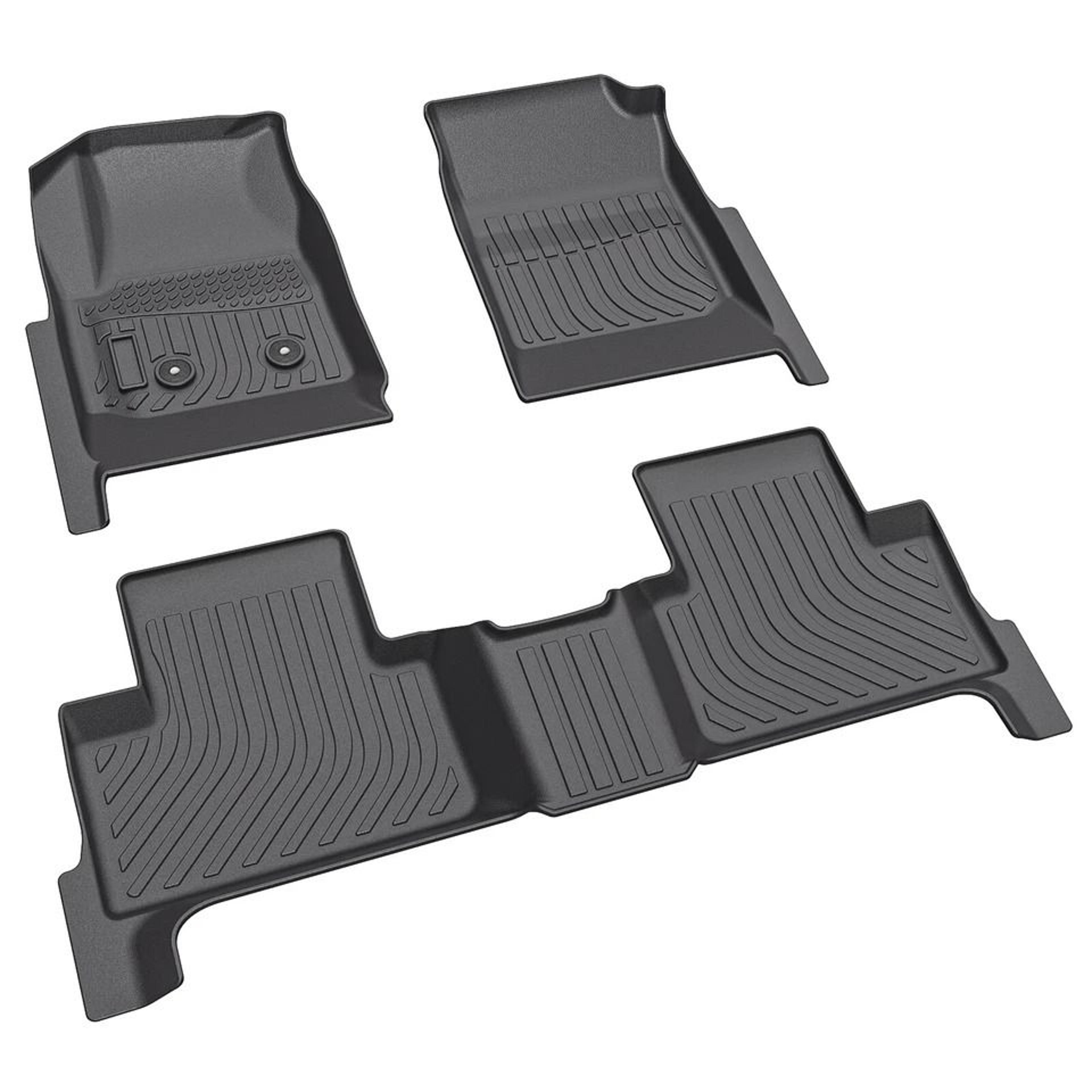Chevy Colorado Floor Mats Crew Cab All Weather TPE Floor Liners 3