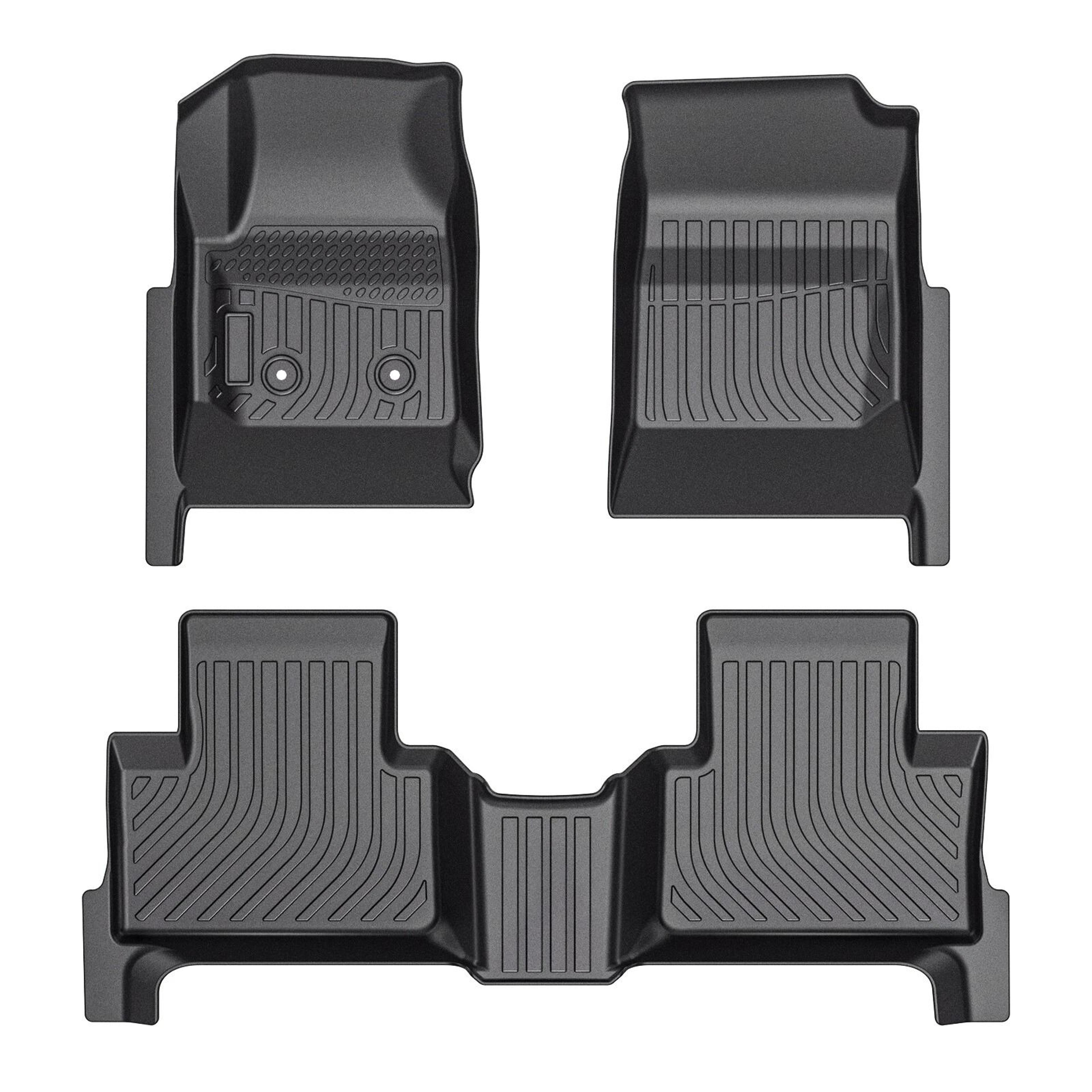 Chevy Colorado Floor Mats Crew Cab All Weather TPE Floor Liners 4