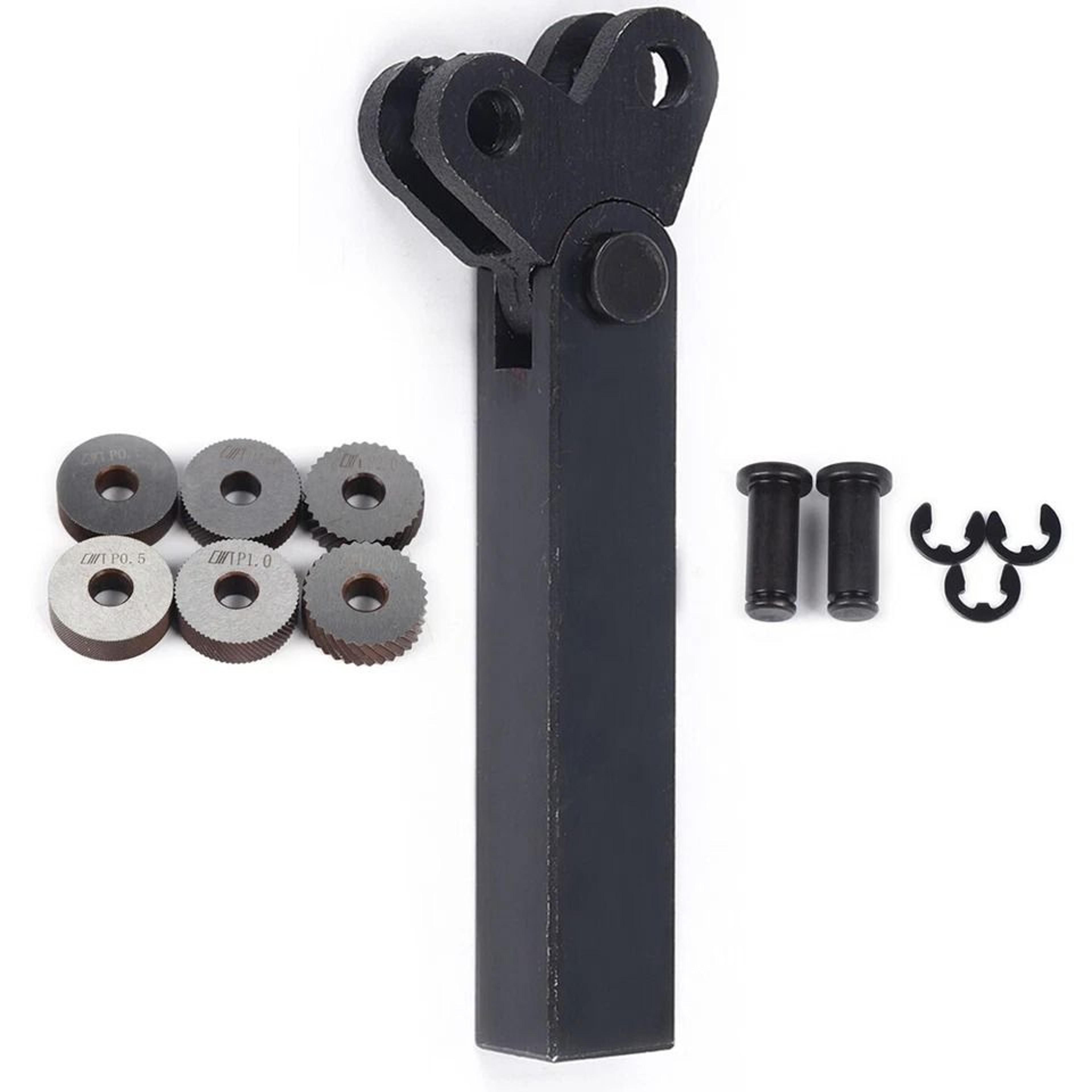 dual wheel lathe knurling tool steel knurl