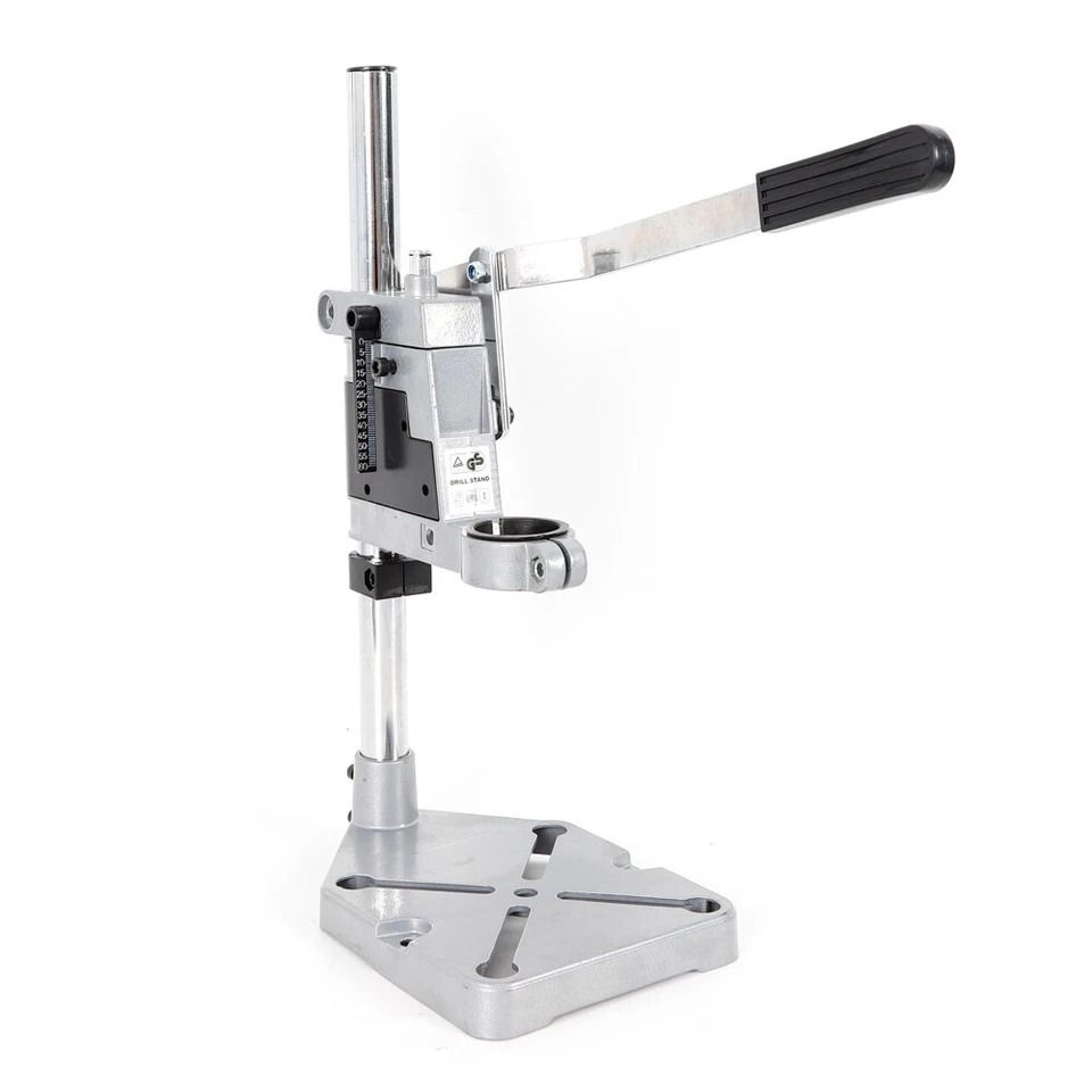 portable drill press stand with adjustable bench drill holder