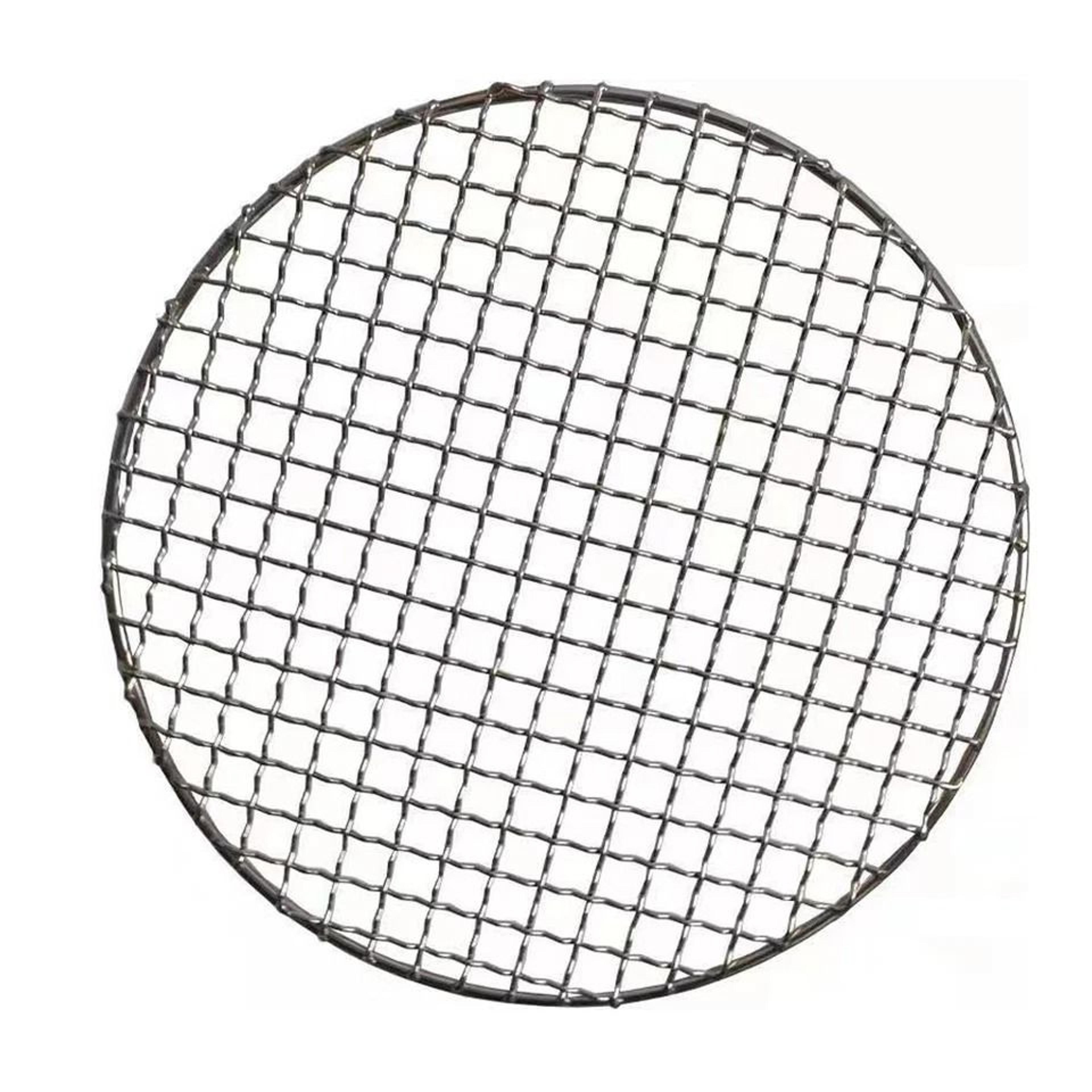 Stainless Steel Round Barbecue Grill Grate Heavy Duty BBQ Mesh Rack 2