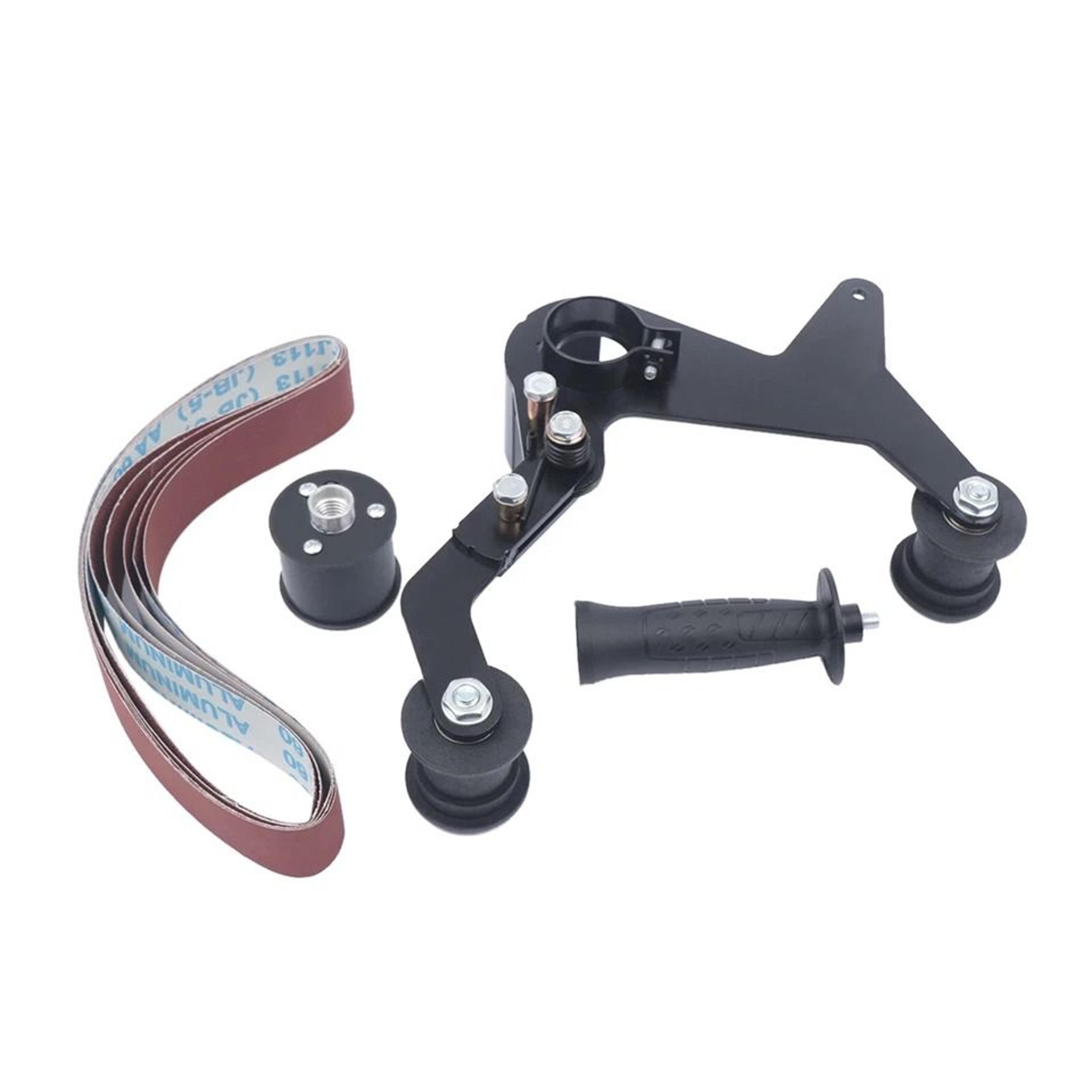 Angle Grinder Belt Sander Attachment Kit Tube Sanding Attachment  Pipe Polishing Tool Adapter 2