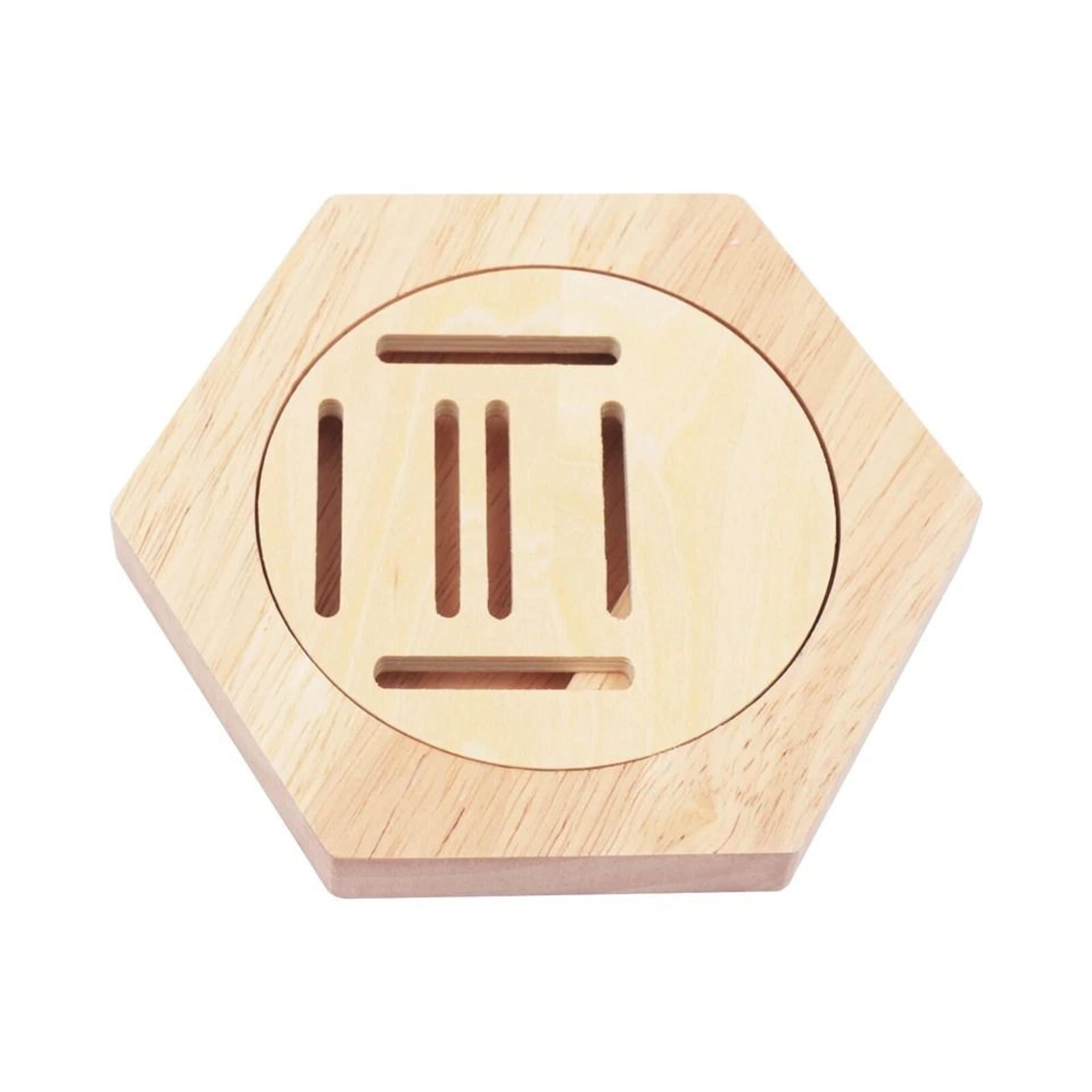 premium wooden hexagon medal display rack wall medal hanger