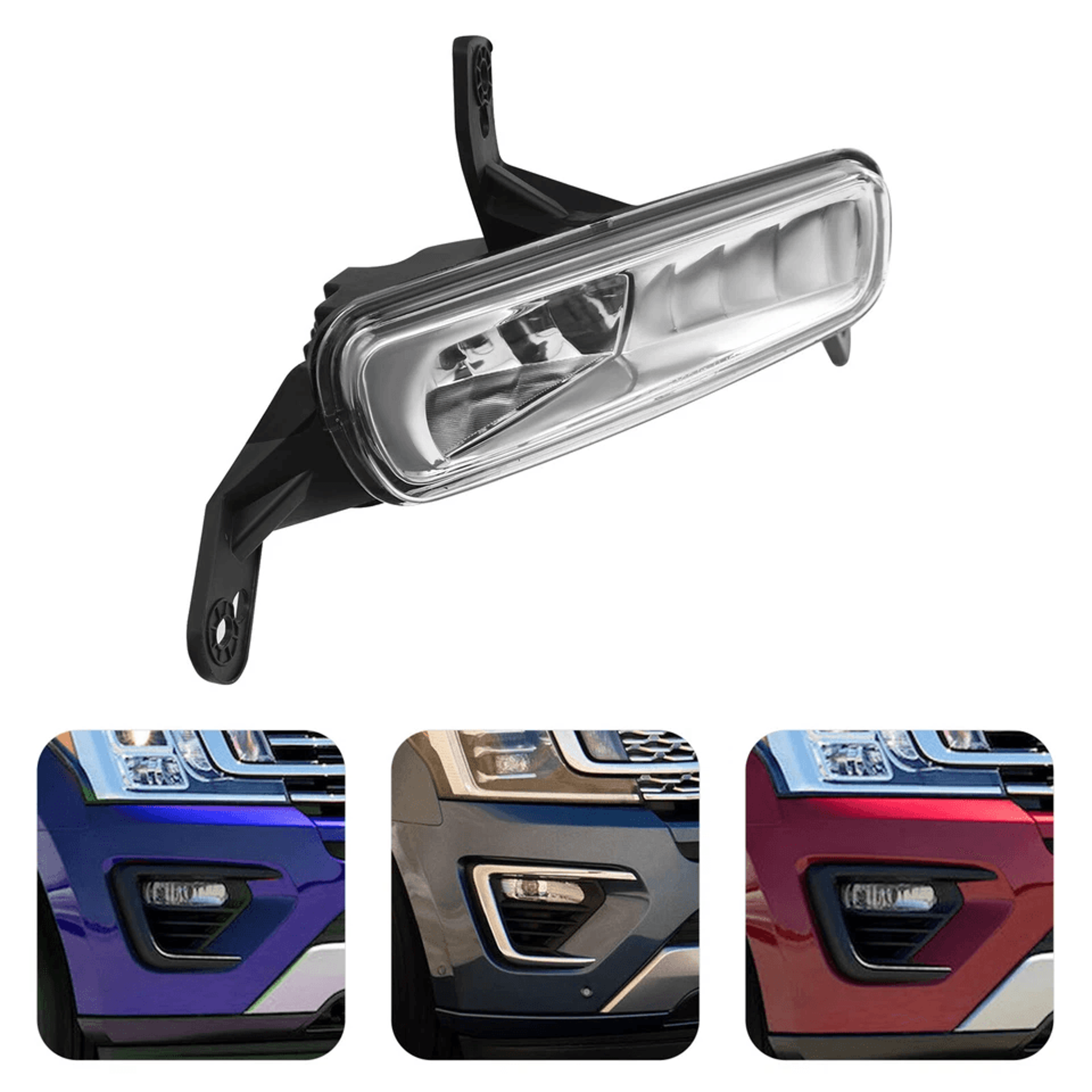 Premium Front Right Fog Lamp Assembly For Ford Expedition Exact Fit Replacement 6
