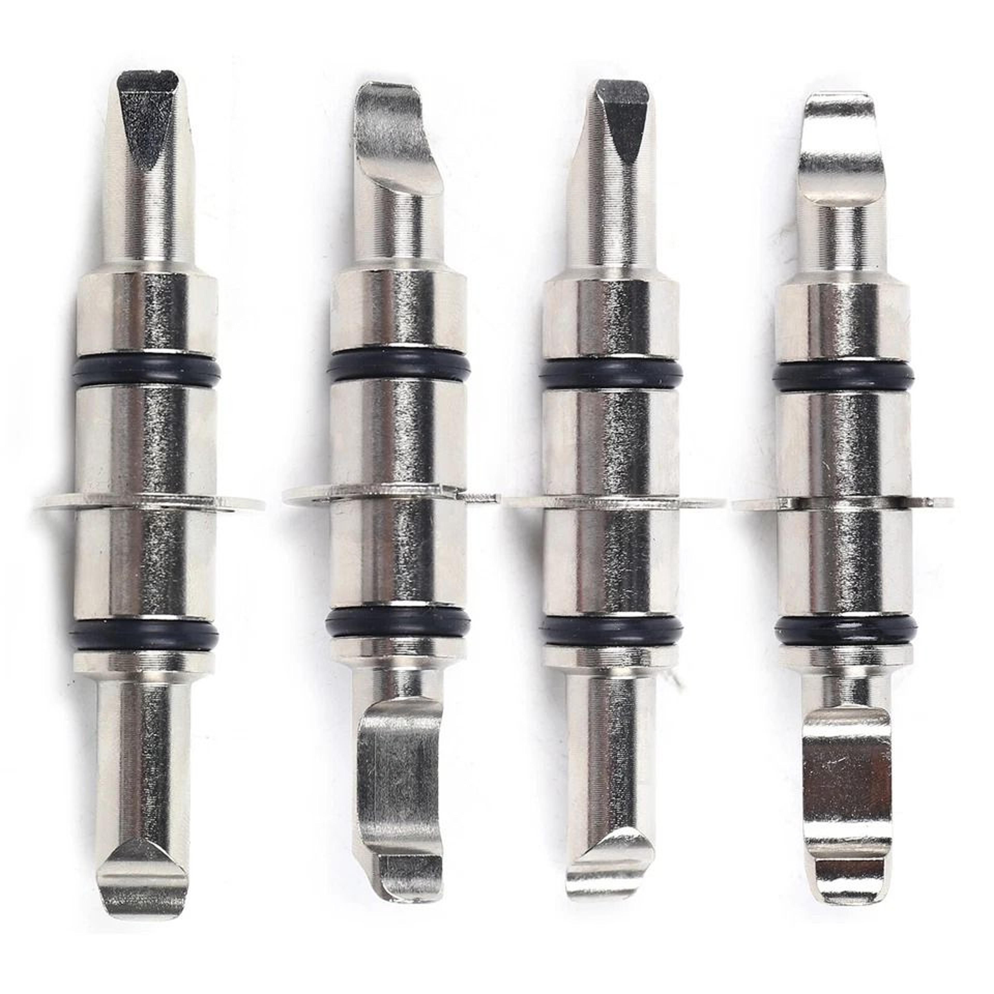 wheel alignment clamp set with reversible rim claw for wheel positioning