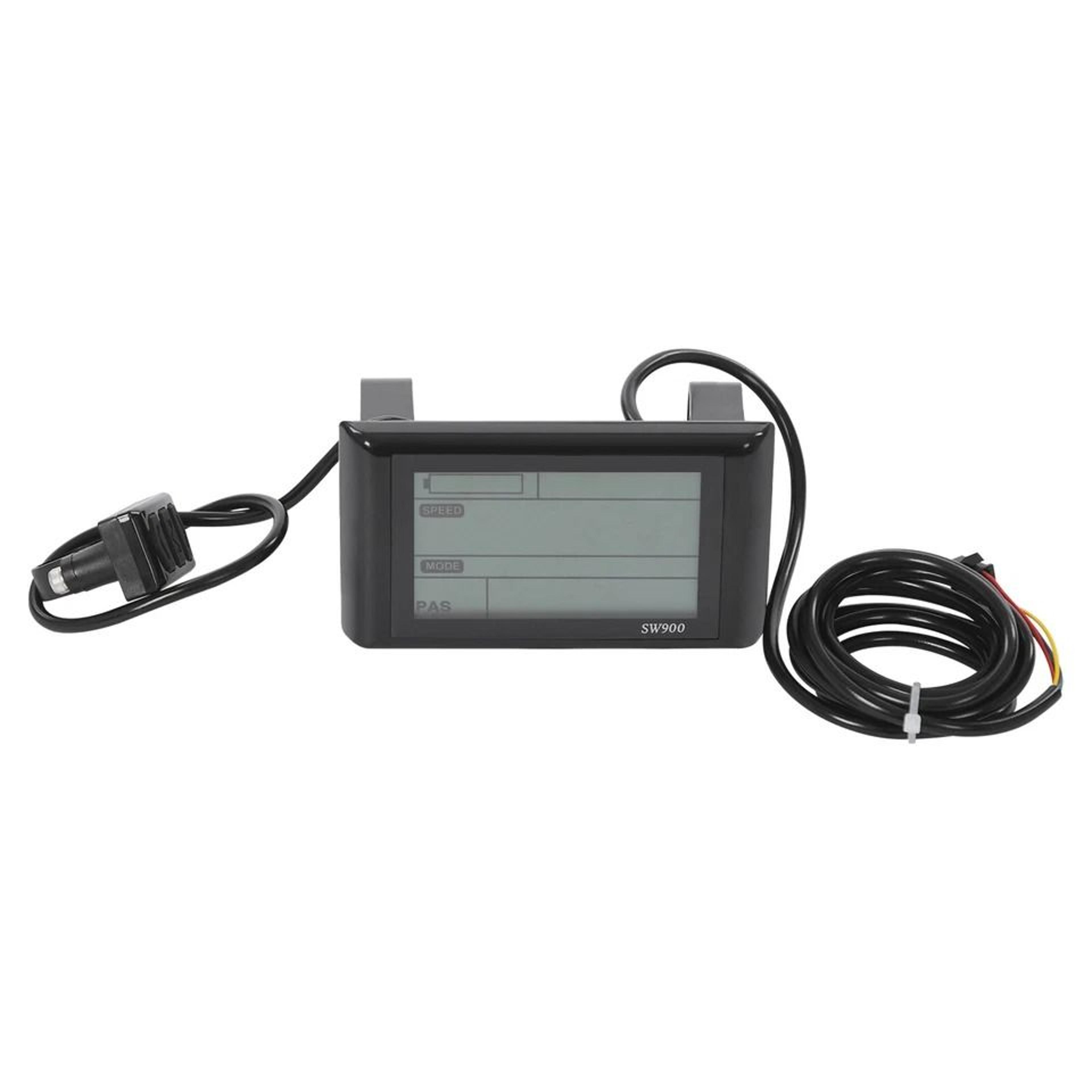 LCD Display Electric Bike Speed Meter For Handlebar Control 6