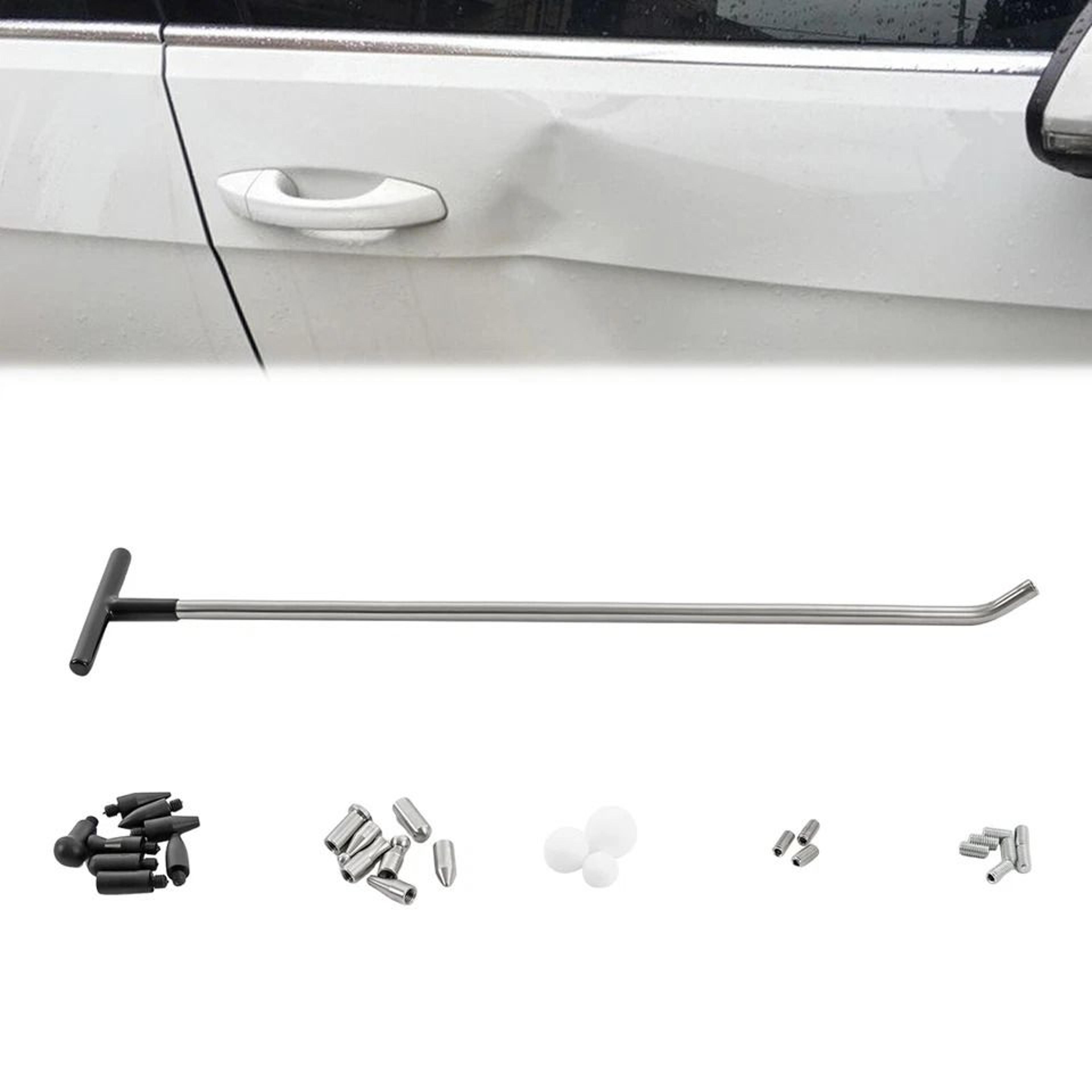 professional paintless dent repair kit with pdr rods and auto dent puller tools for car body repair