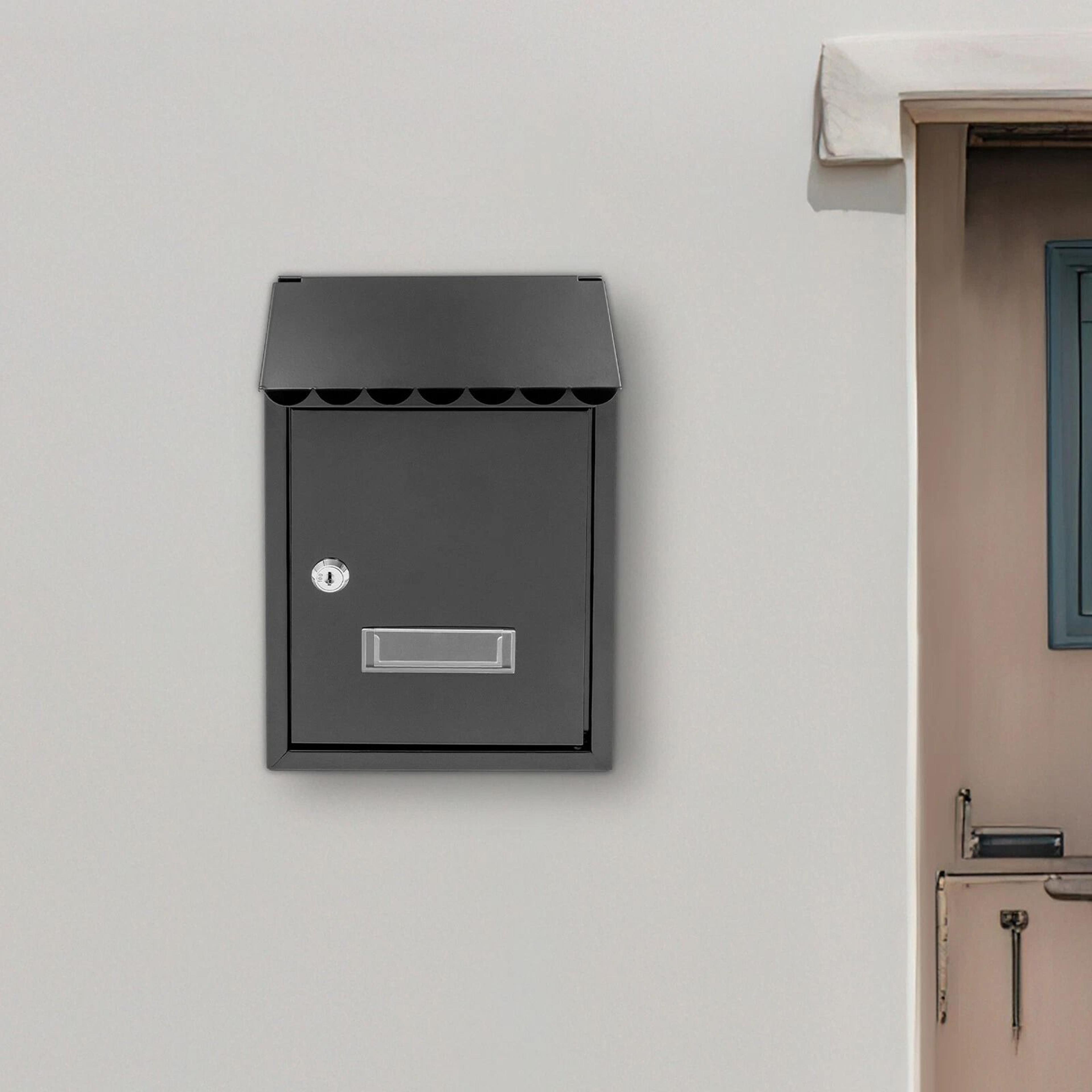 modern outdoor waterproof wall mounted mailbox with lockable security