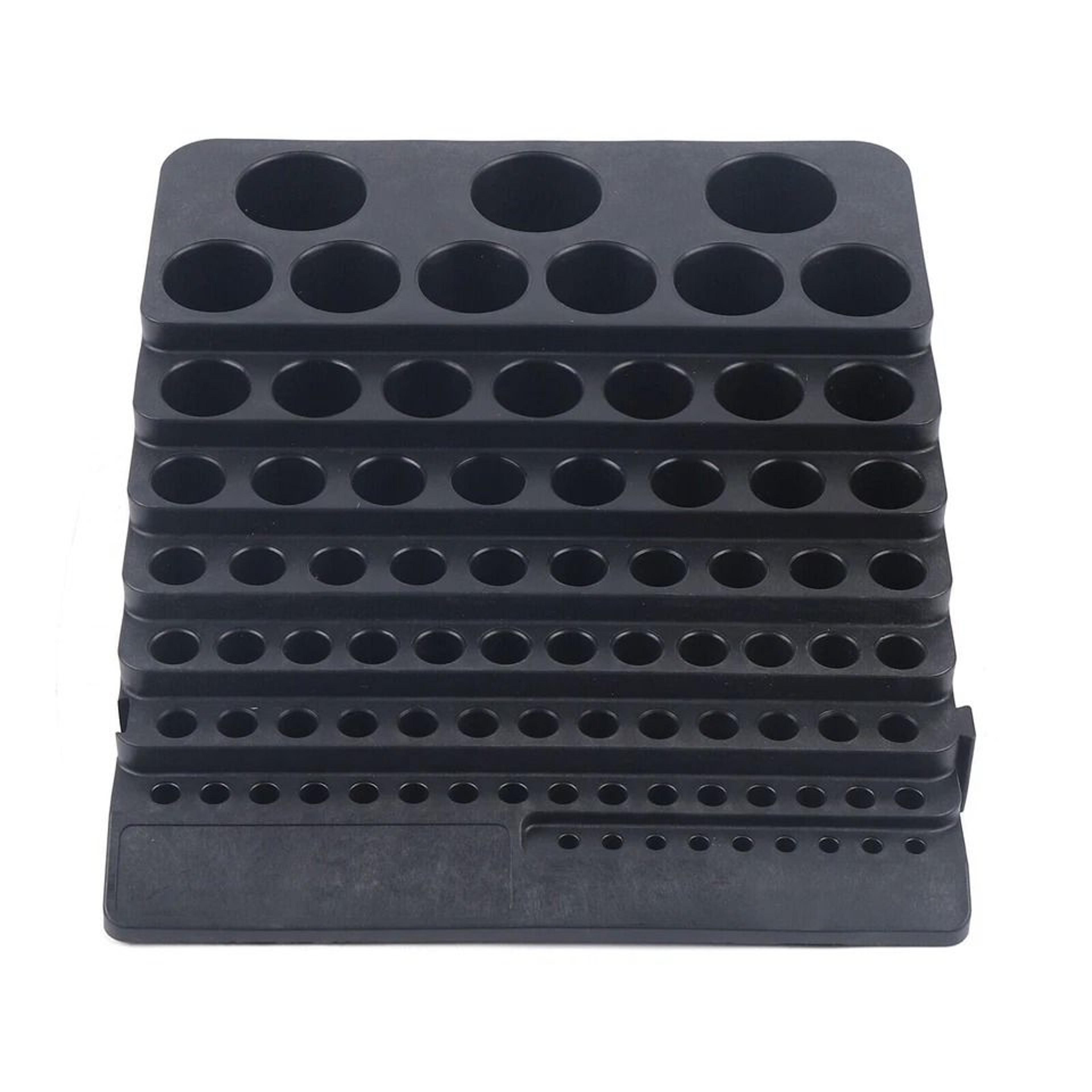 Premium Drill Bit Organizer  Drill Bit Storage Rack Hole Tool Holder Stand 7
