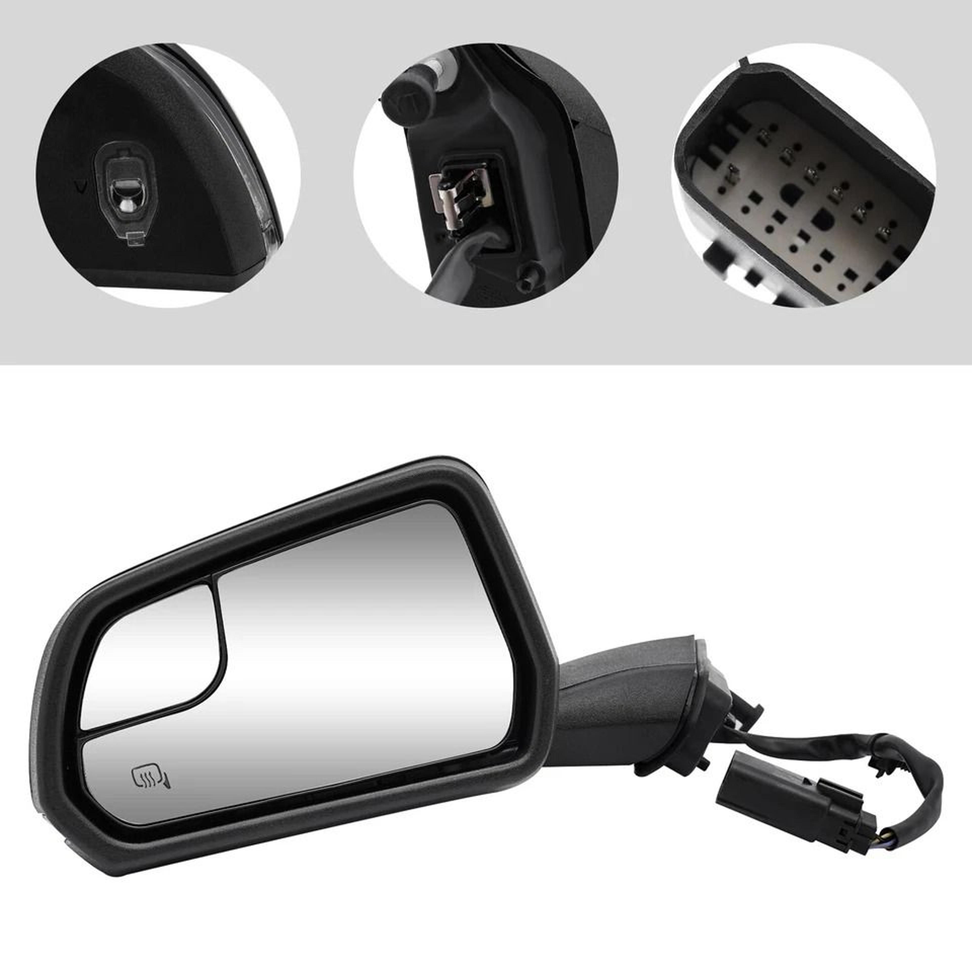 Ford Mustang Driver Side Mirror With Turn Signal For Models 9