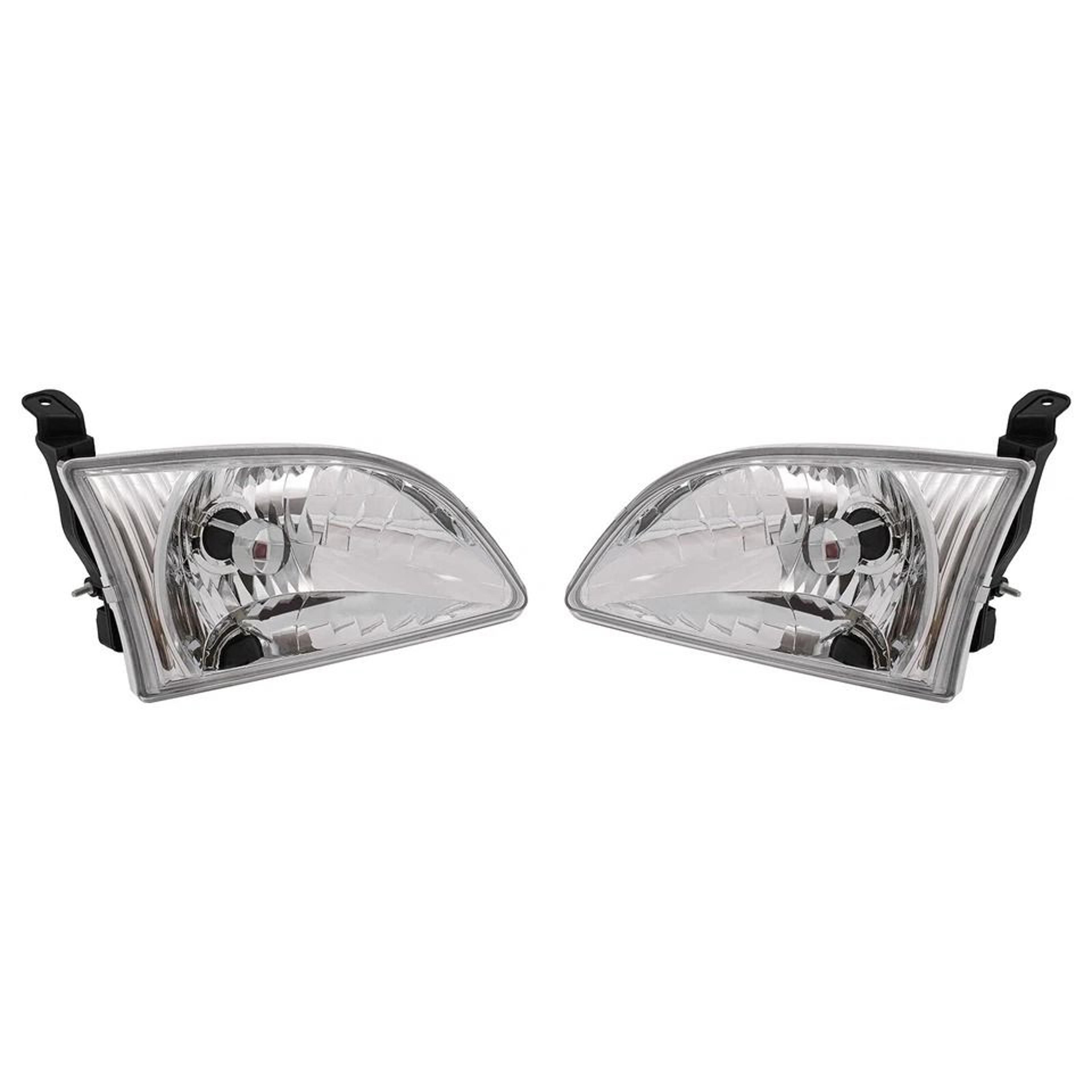 toyota sienna headlights pair halogen headlight assembly left right