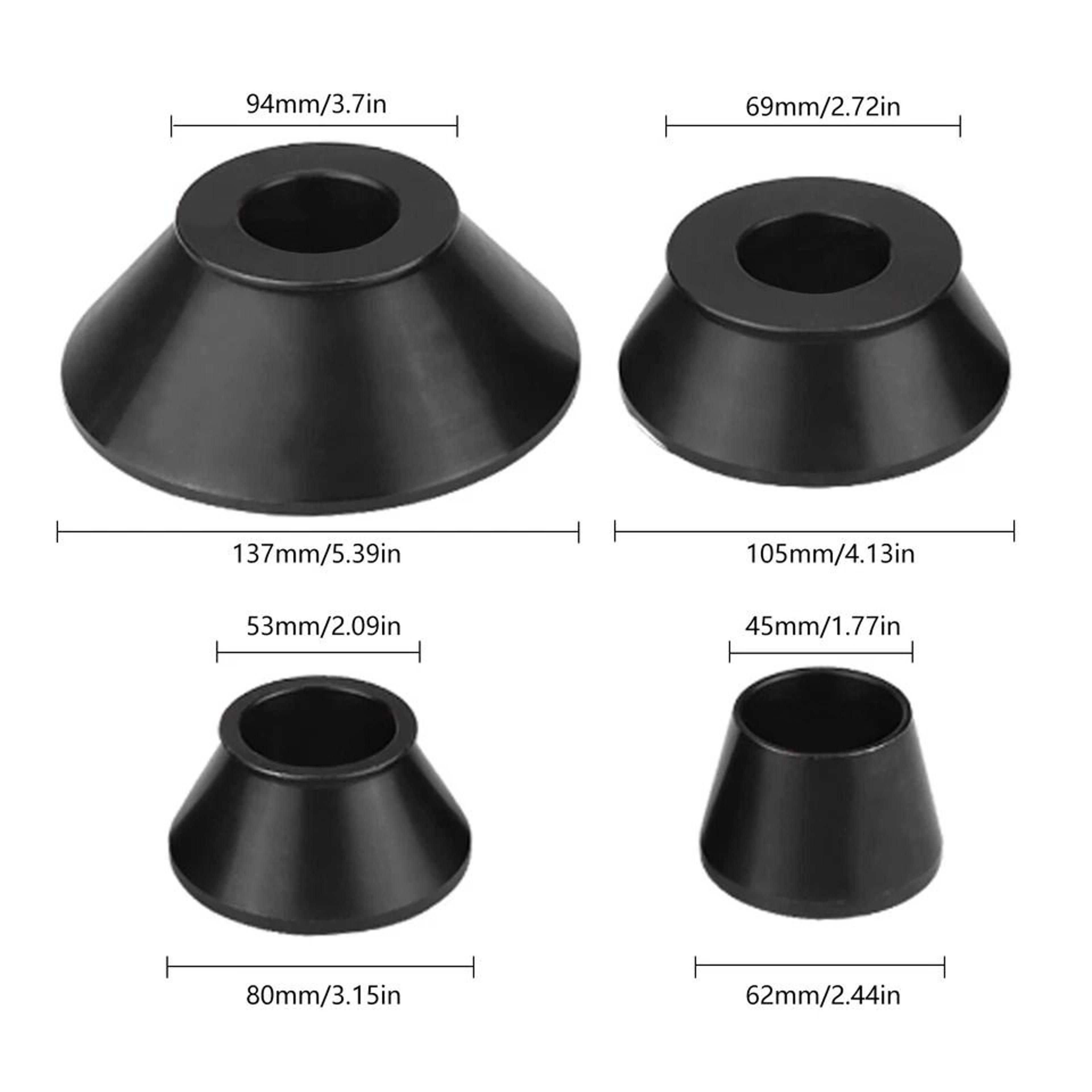 Professional Wheel Balancer Cones Kit Tire Balancing Machine Accessories For 40mm Shaft 6
