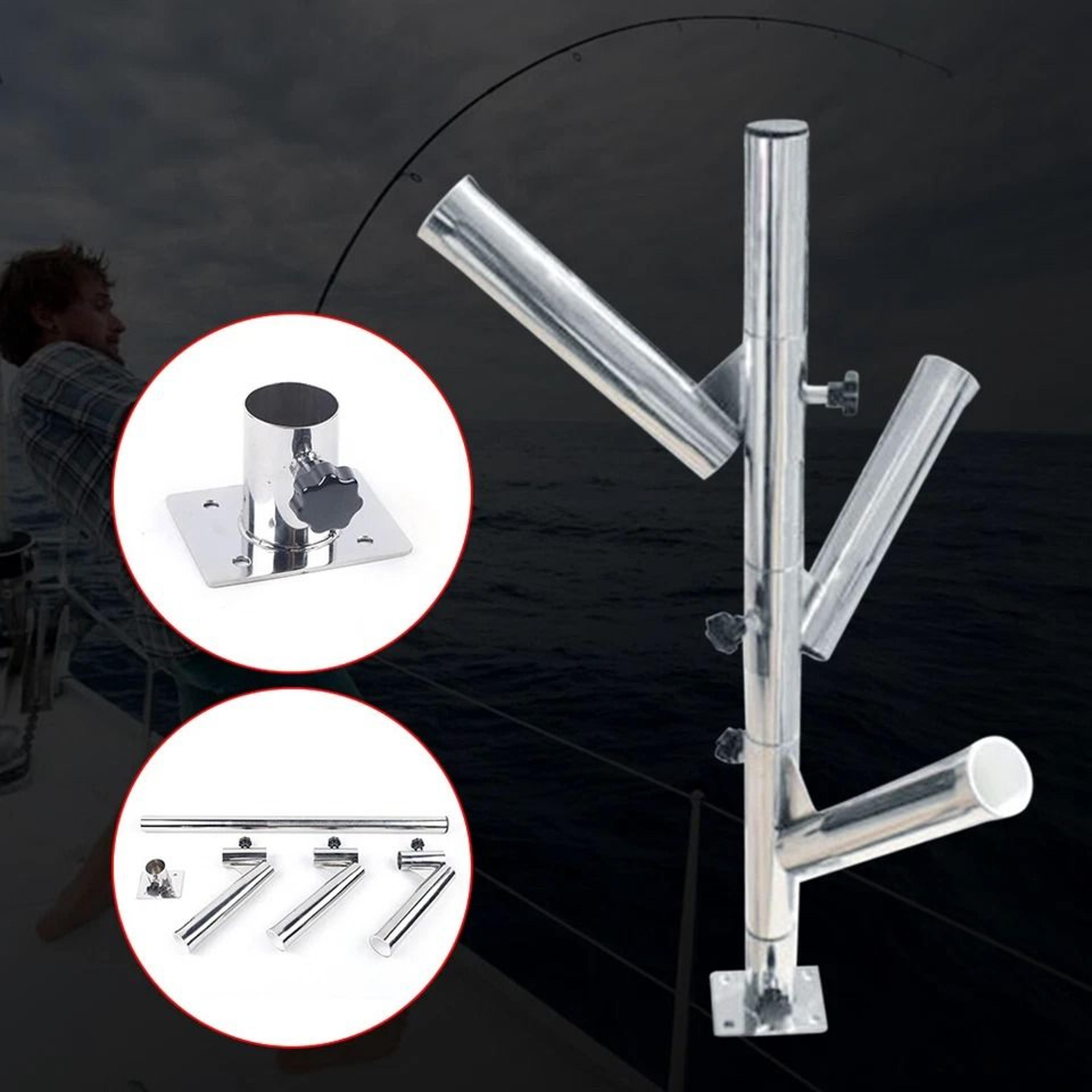 Rod Boat Fishing Rod Holder Adjustable Stainless Steel Rocket Launcher Rod Holder 9