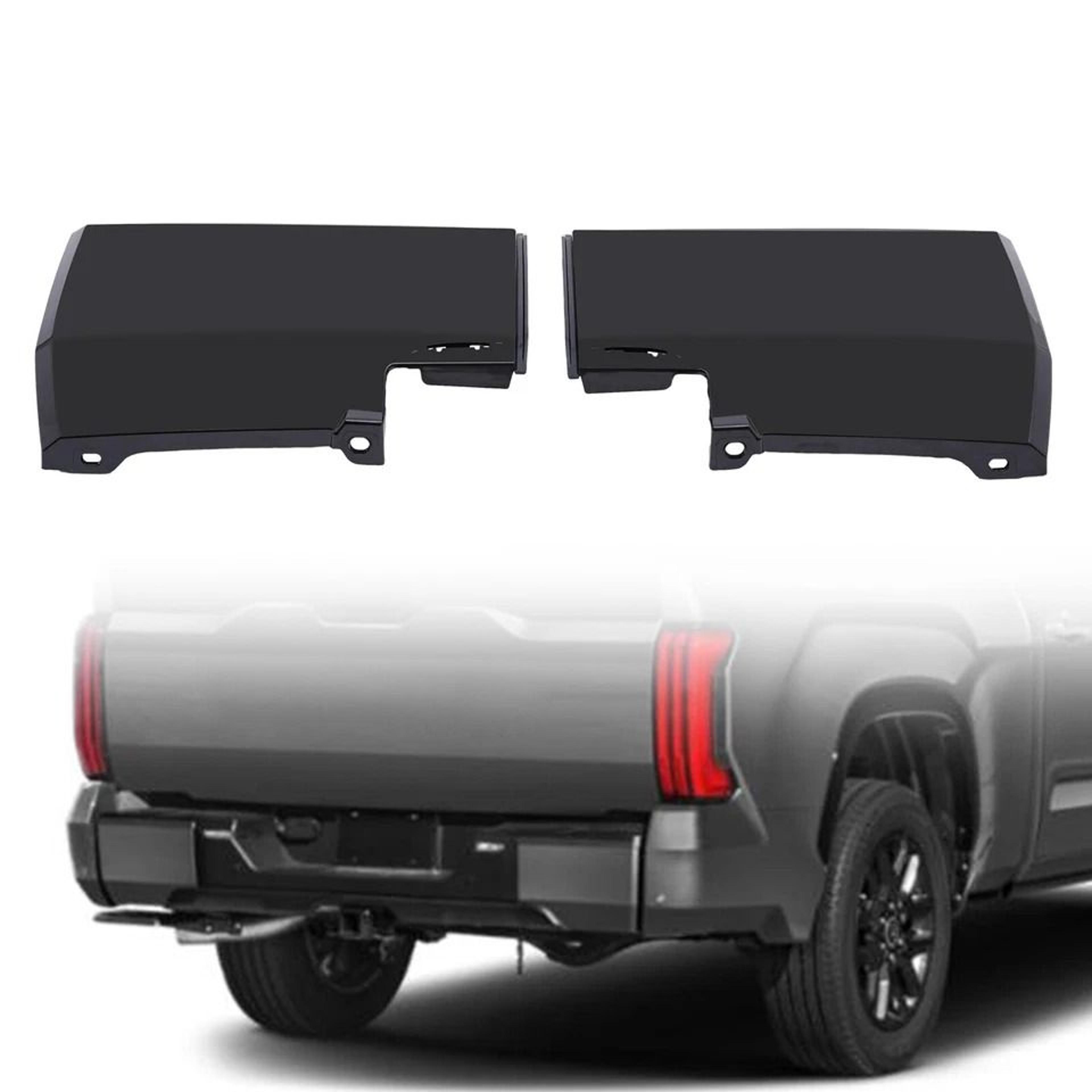 premium toyota tundra rear bumper caps replacement left & right bumper end caps for tundra