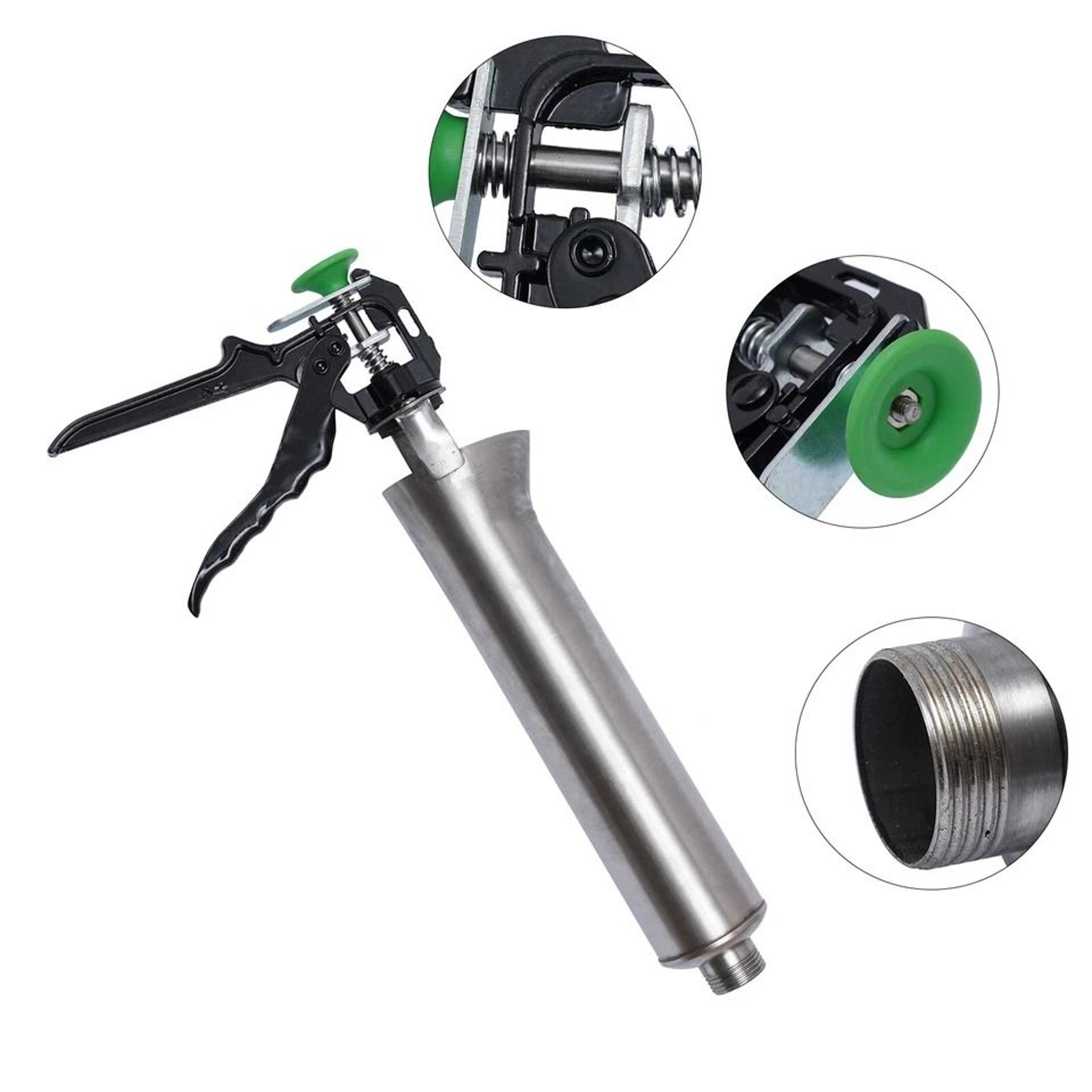 Stainless Steel Mortar Pointing Gun Cement Grout Gun For Masonry  Tile 7