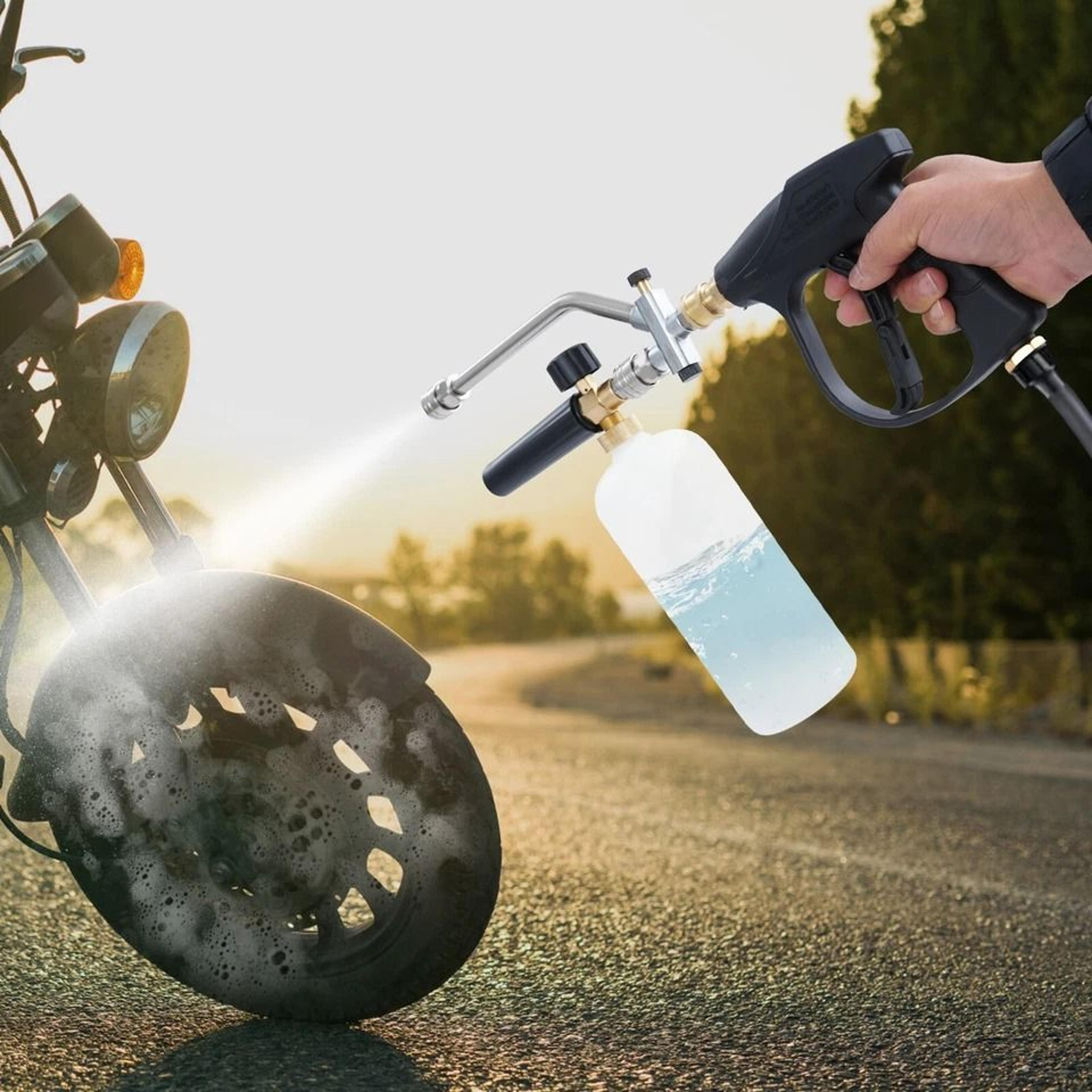 Premium High Pressure Washer Gun With Nozzle Set  Foam Spray Kit 5