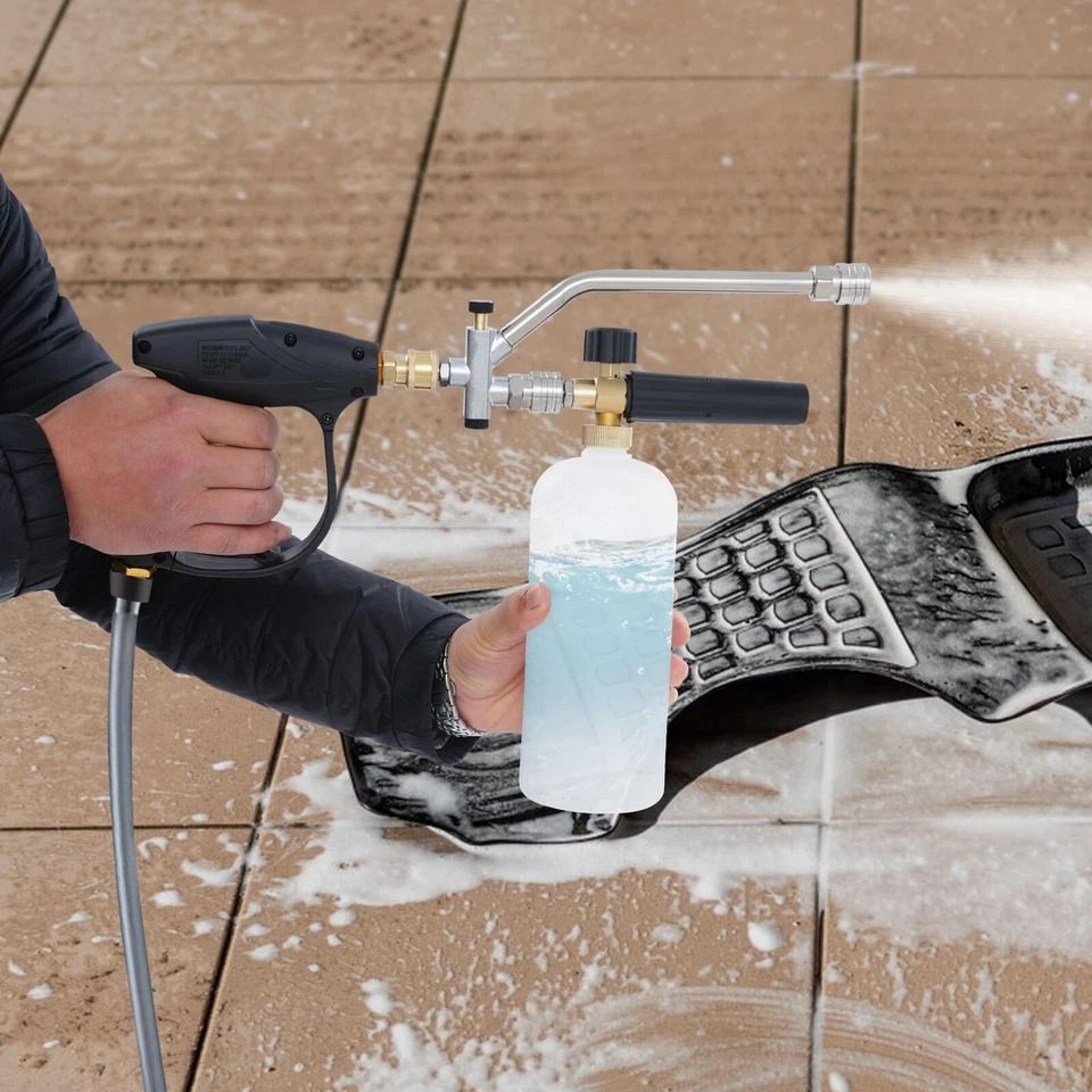 Premium High Pressure Washer Gun With Nozzle Set  Foam Spray Kit 6