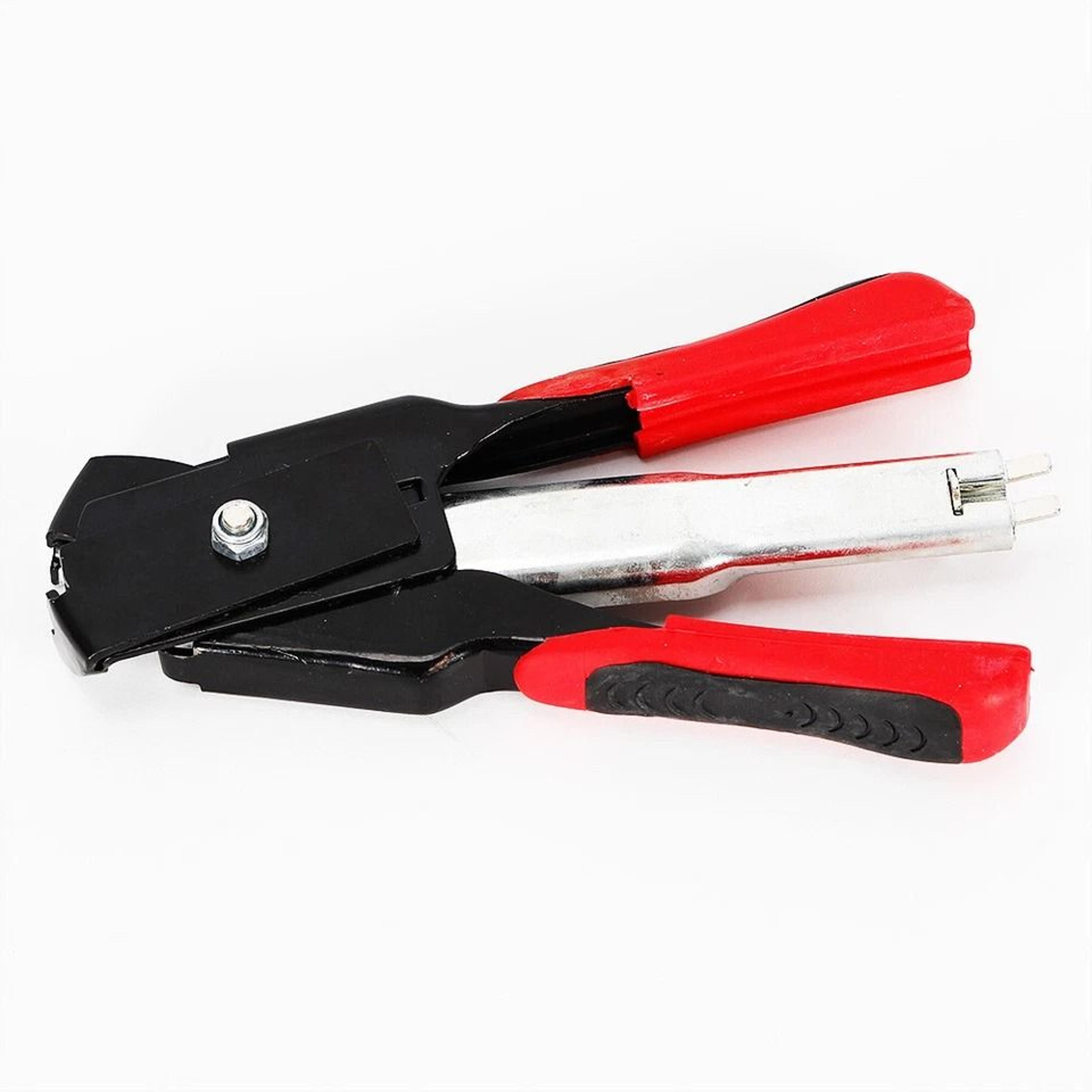 premium hog ring pliers upholstery kit with clips heavy duty seat cover fastening tool