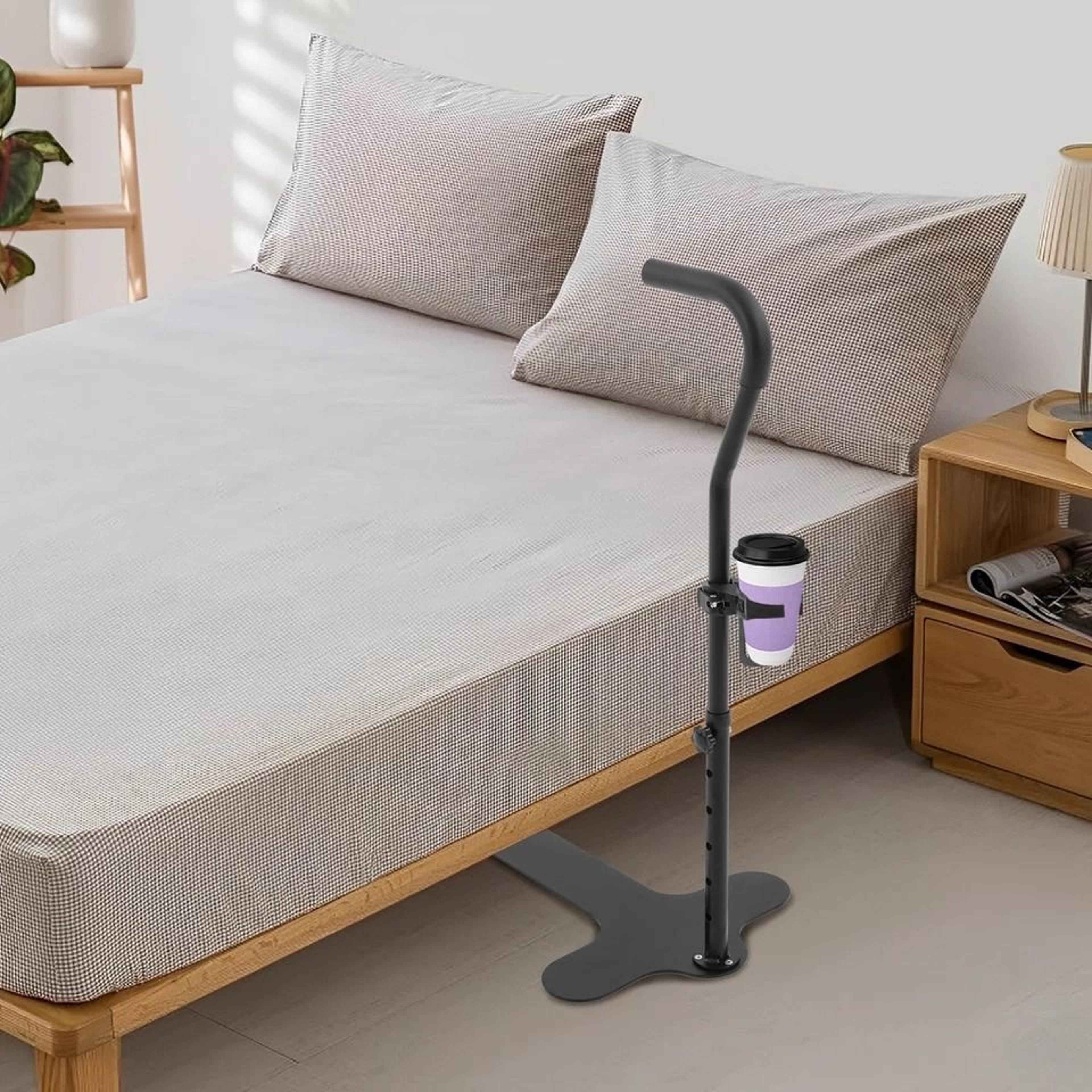 Adjustable Couch Stand Assist Rail For Elderly With Cup Holder 5