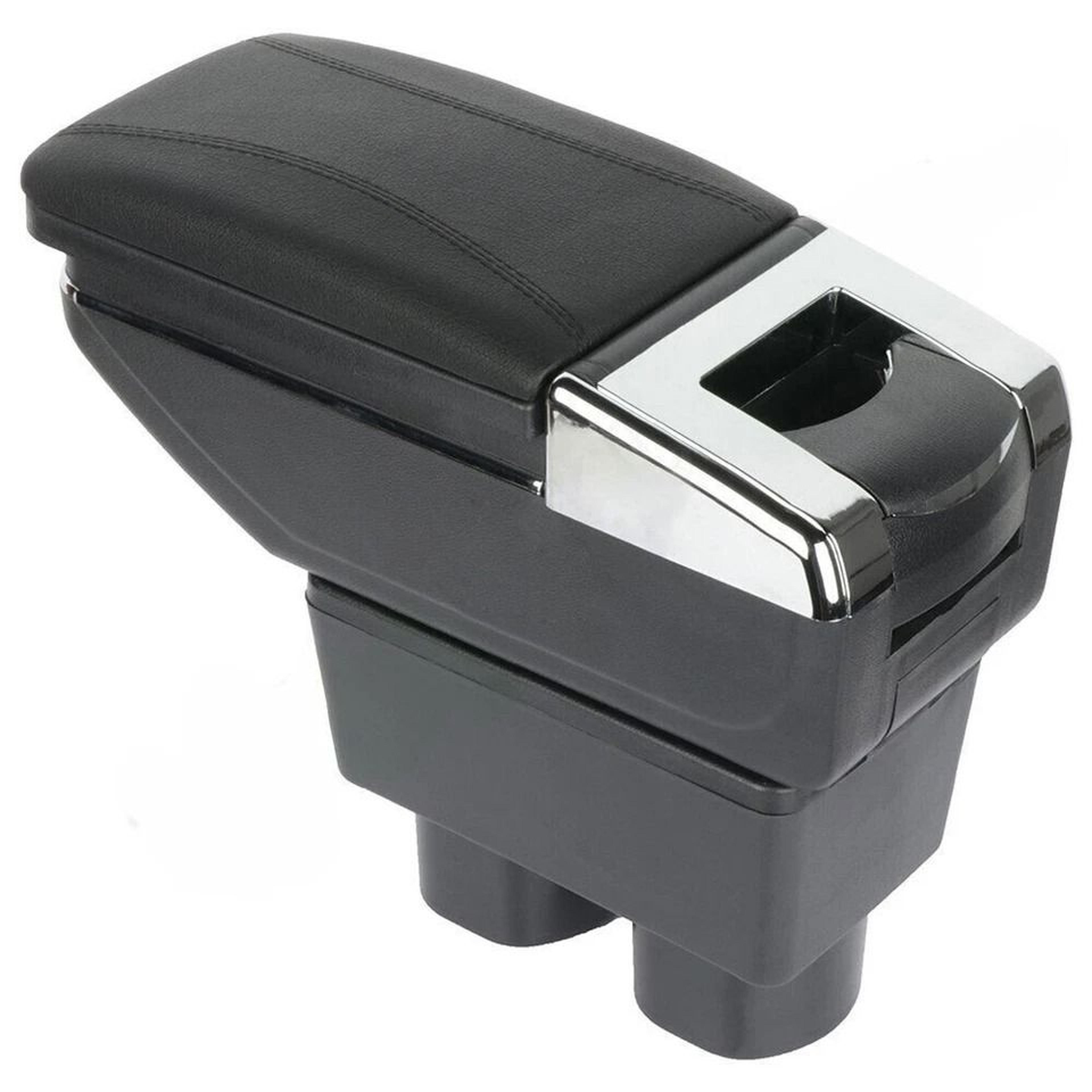 Nissan Versa Armrest Center Console Storage Box With Cup Holder Organizer 2