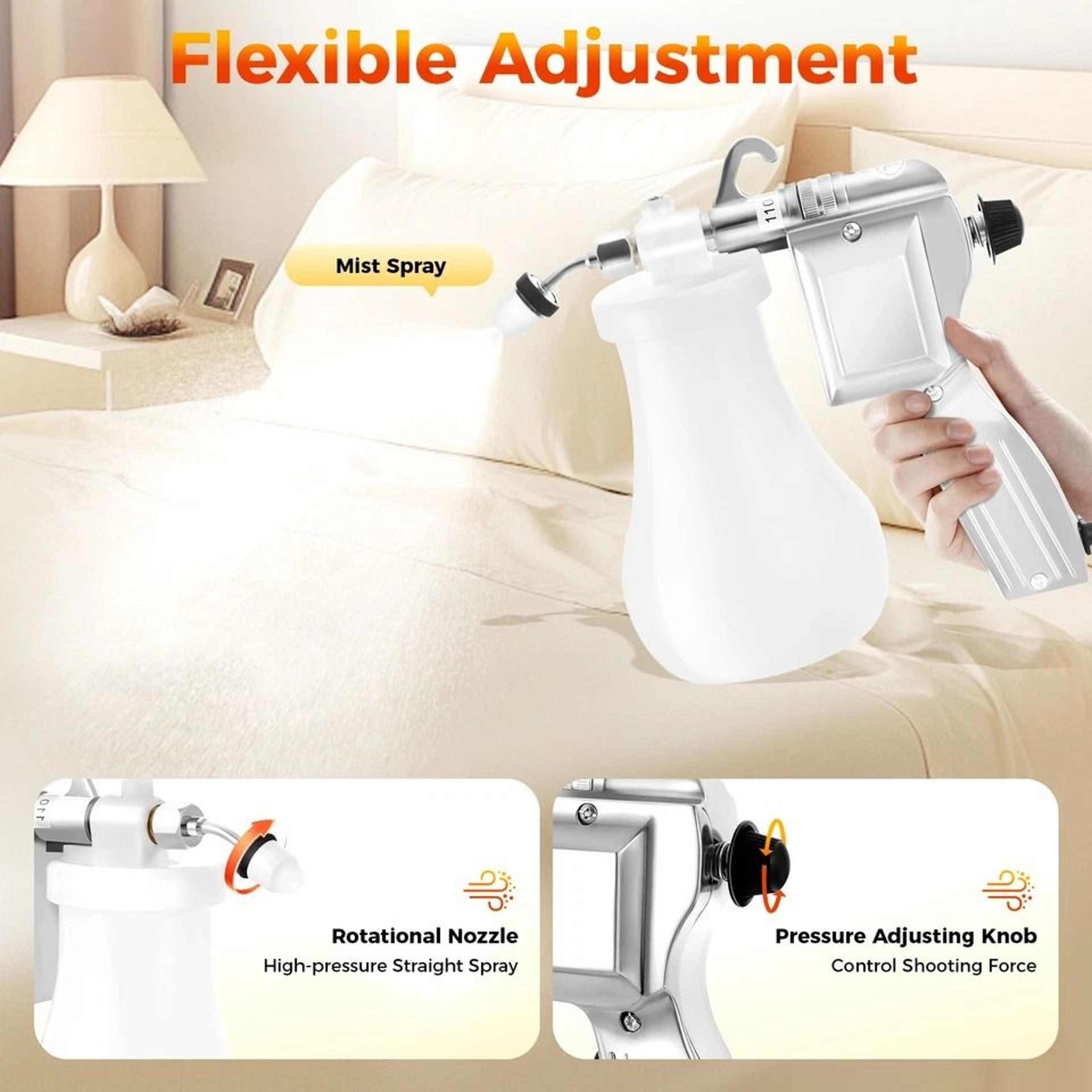 Premium Textile Spot Cleaning Gun  110V Fabric Spot Remover Sprayer For Screen Printing  Tough Stai 6