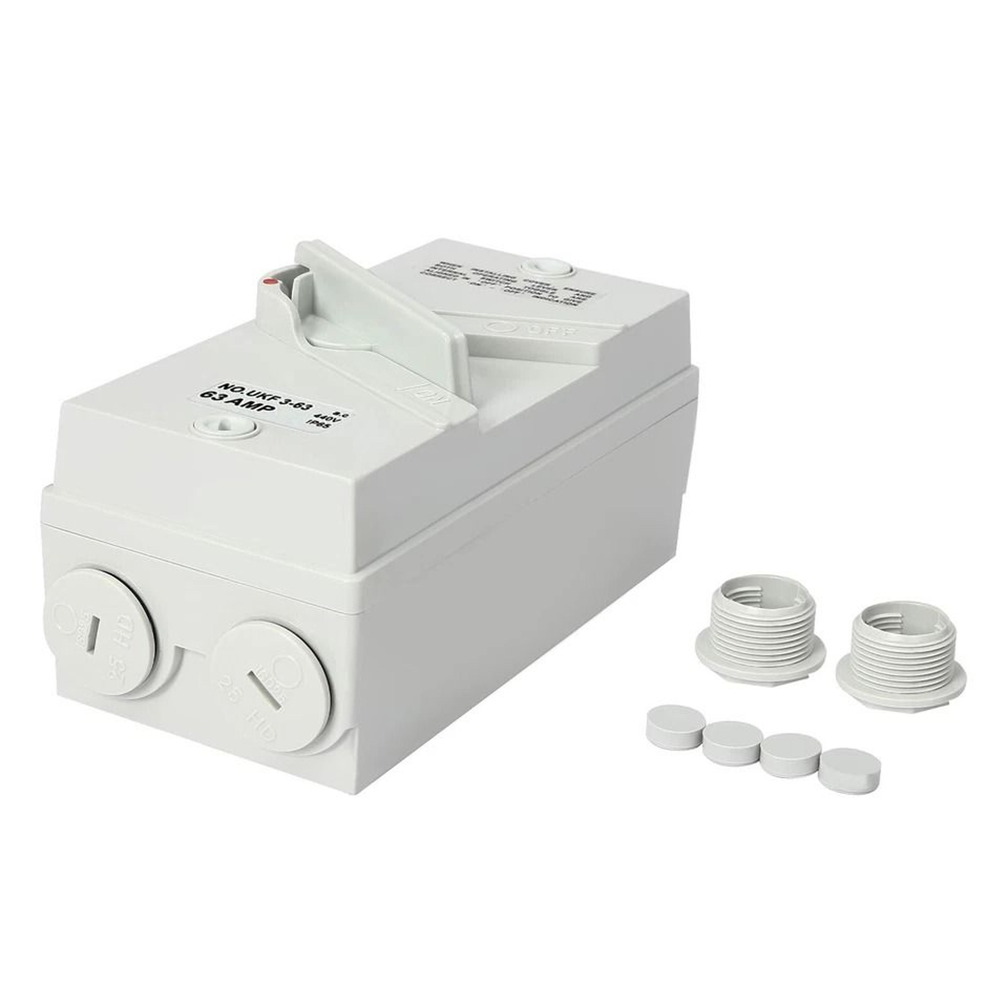 Wall Mounted Phase Isolating Switch Waterproof Isolator Switch Industrial Disconnect 2