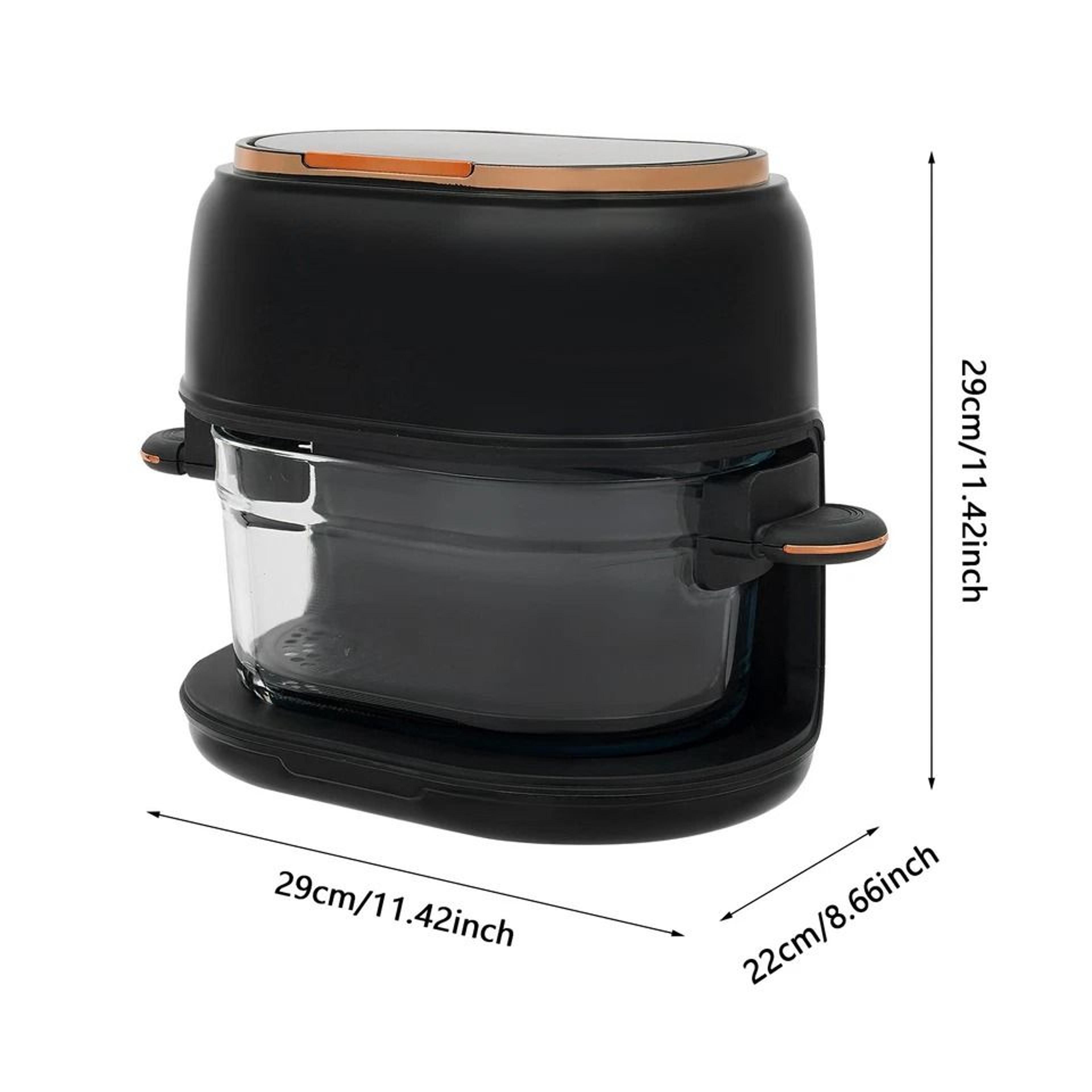 Premium Touch Control Visible Baking Basket Touch Screen Air Fryer Healthy Cooking Compact Air Frye 5