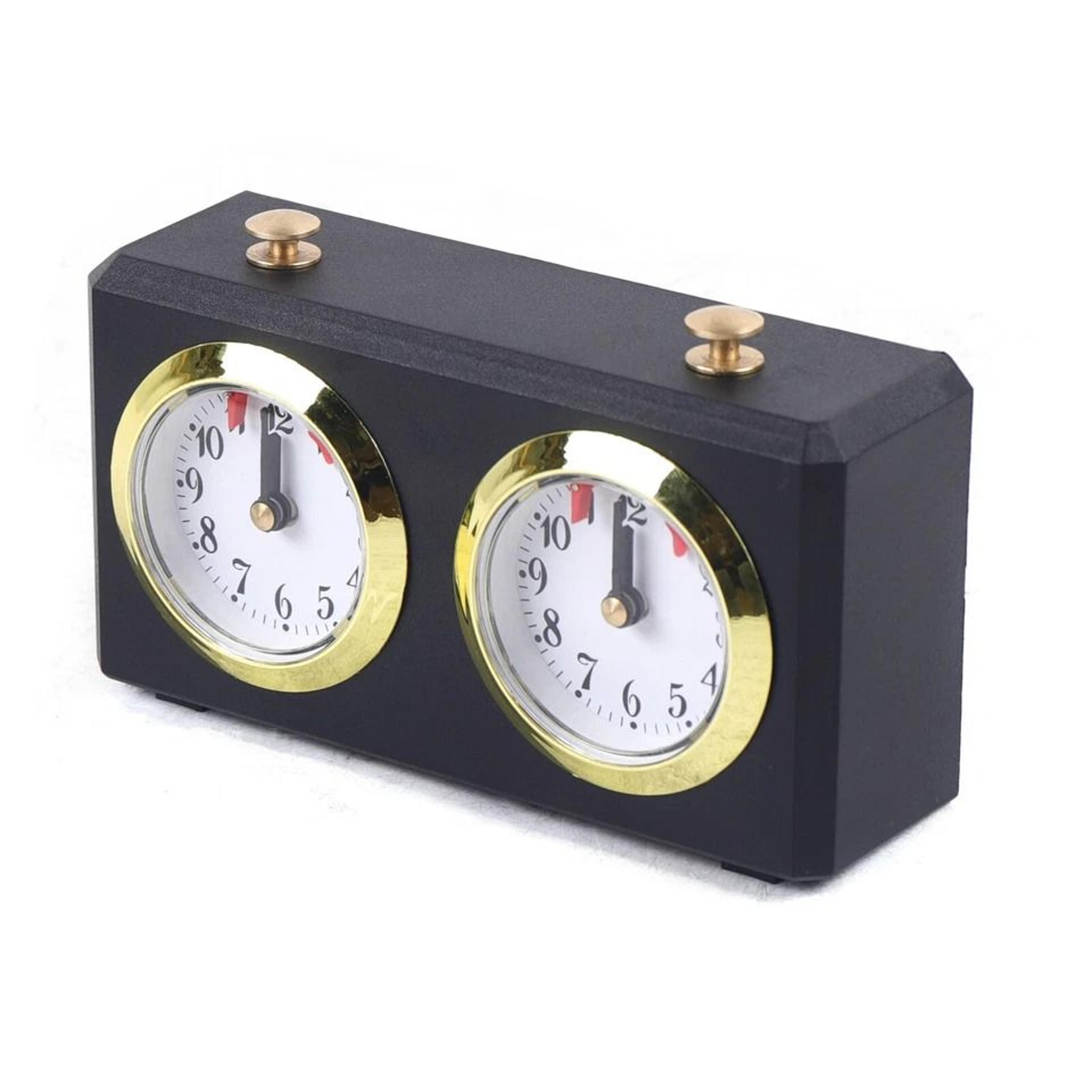 Premium Mechanical Chess Clock Analog Game Timer Classic Tabletop Chess Timekeeper 2