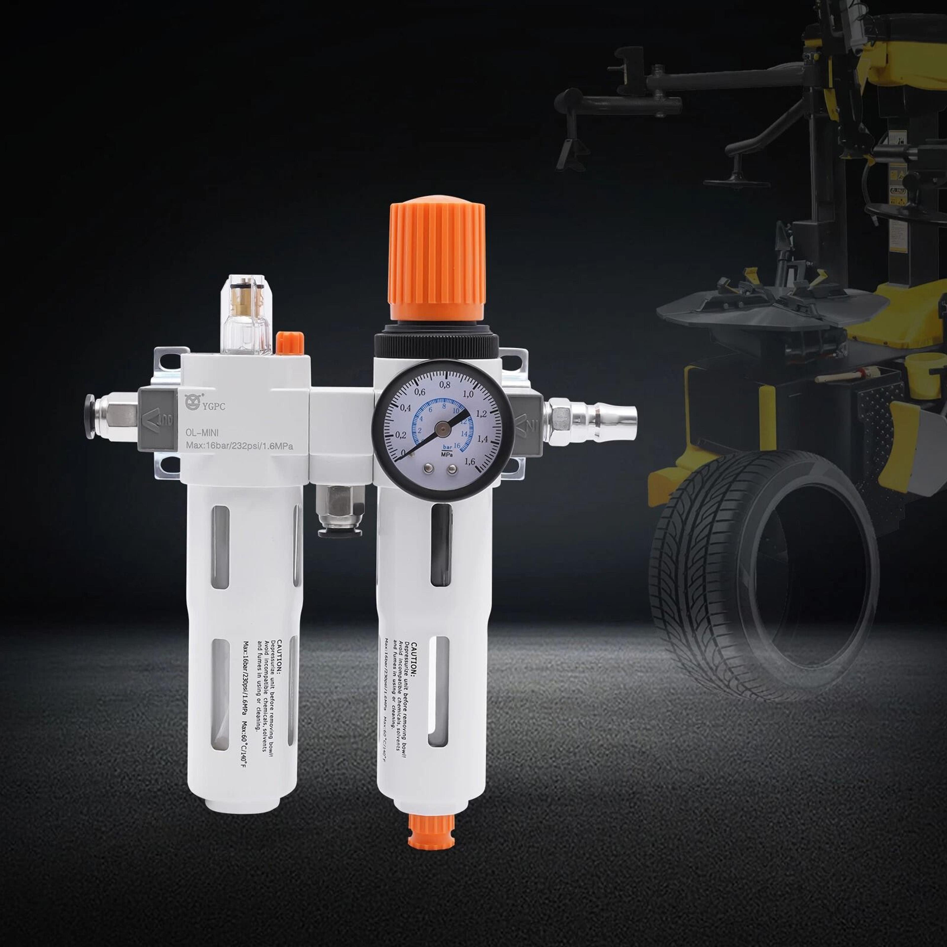 tire changer oil water separator & air pressure regulator with oiler premium tire changer parts