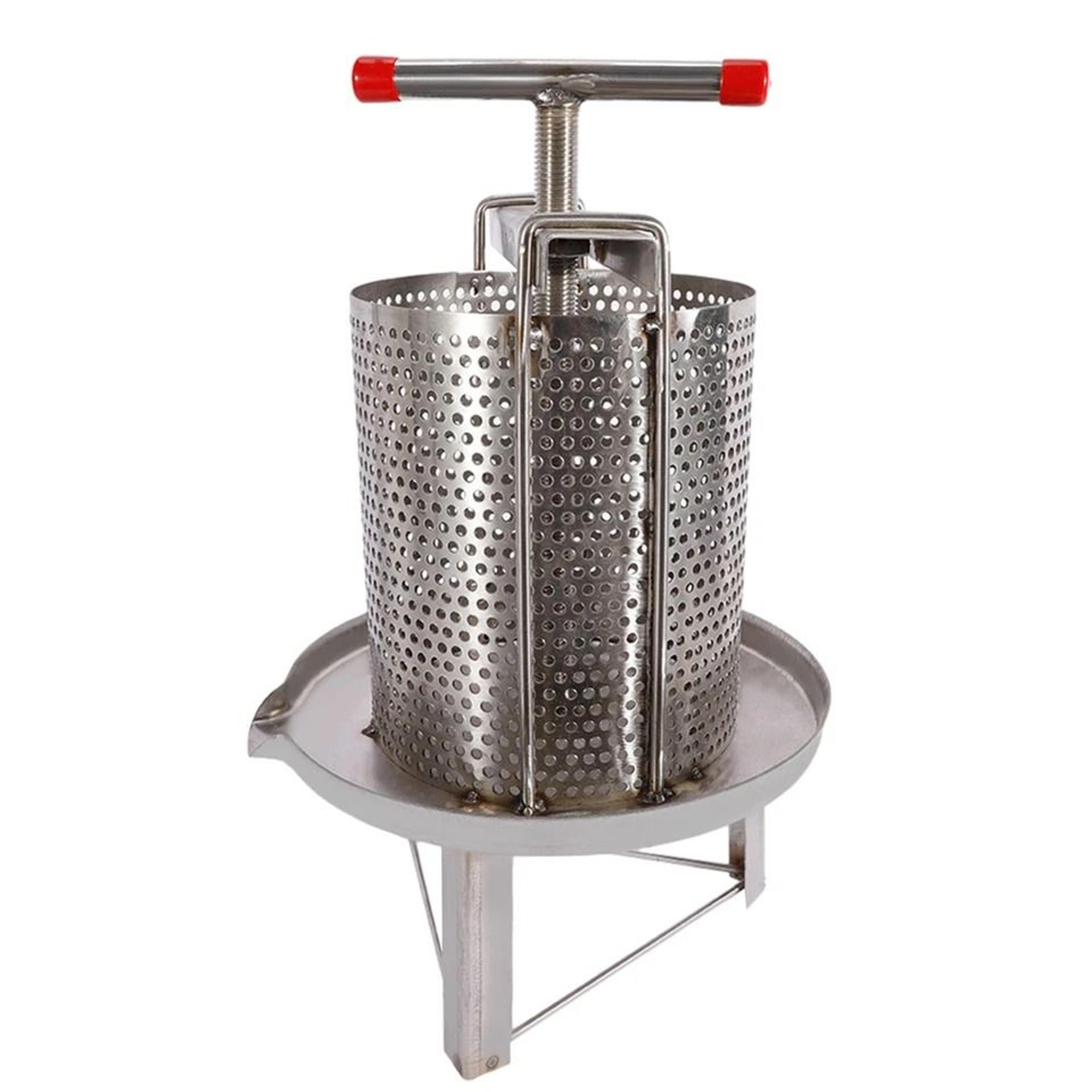 Manual Stainless Steel Honey Press Machine For Beekeeping And Beeswax Extraction 7