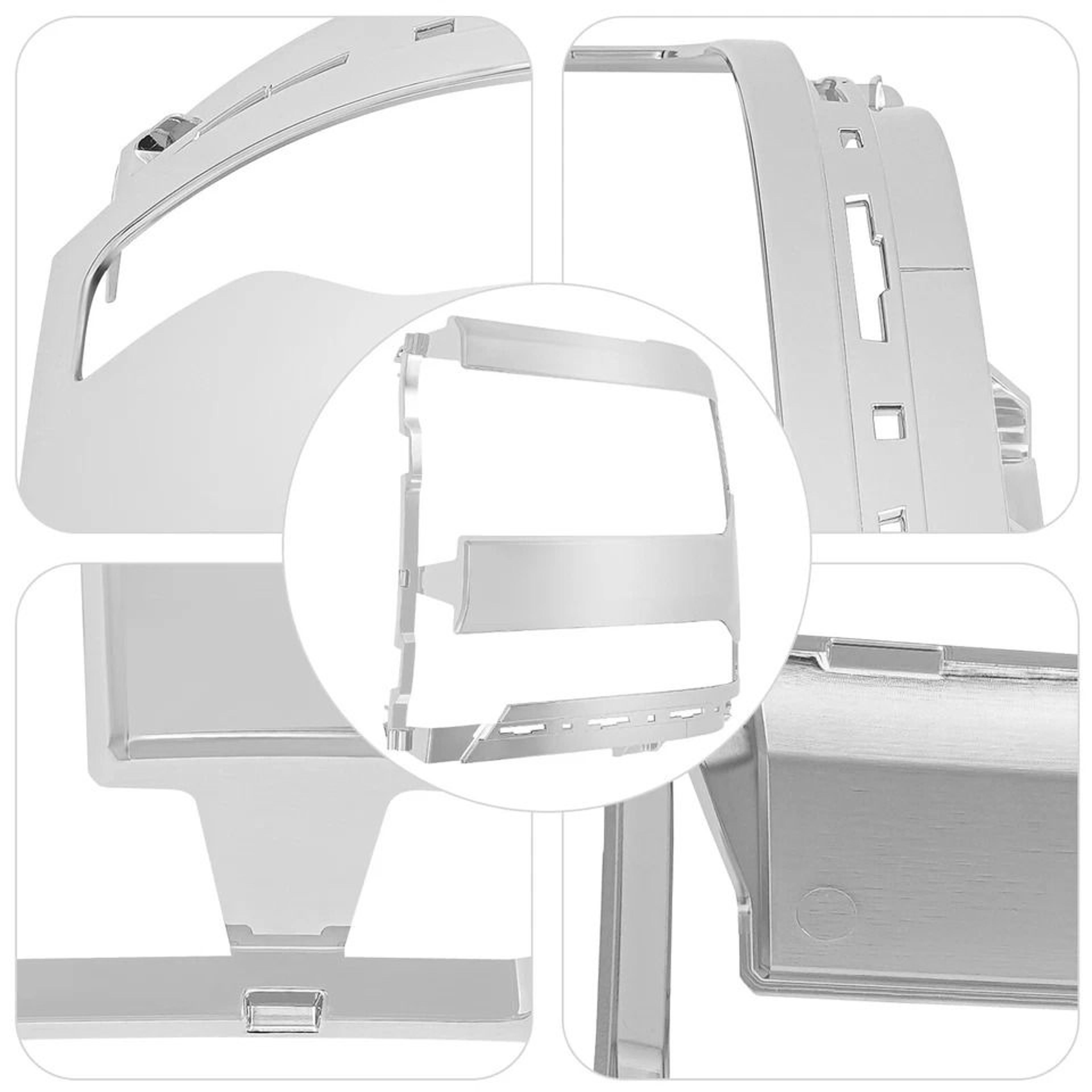 Chevy Silverado Headlight Trim Driver Side Chrome LH Bezel Cover 1
