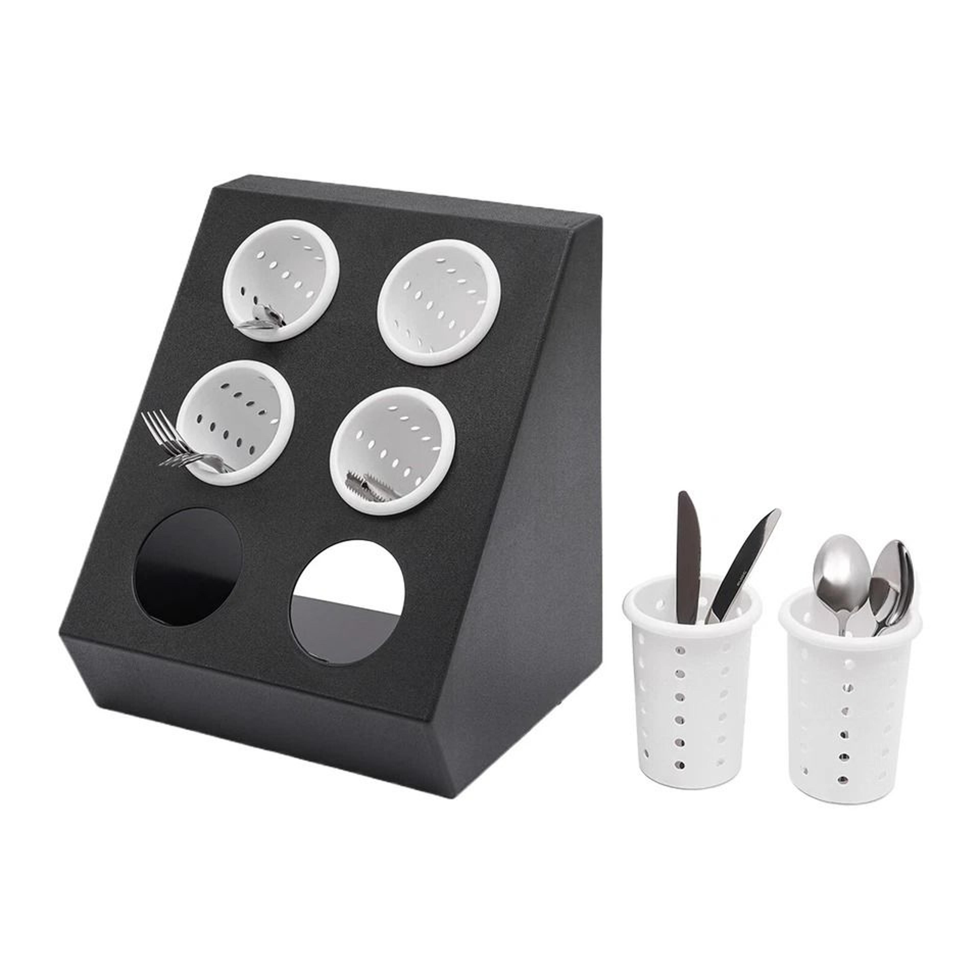 Compartment Kitchen Utensil Holder And Cutlery Organizer Stand 1