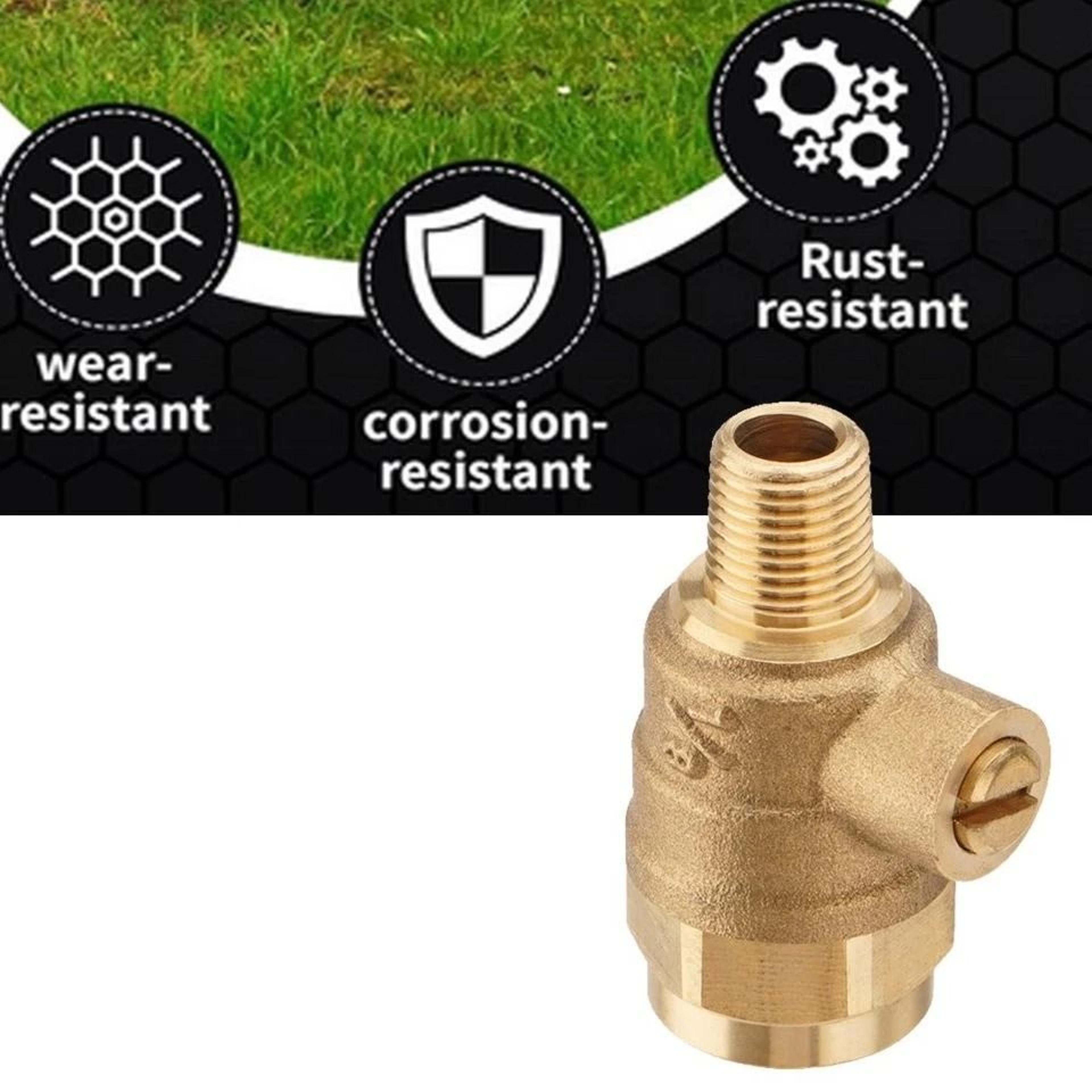 Professional Brass Male Female Test Cock With PTFE Sealant Tape For Backflow Preventer Test Cock 3