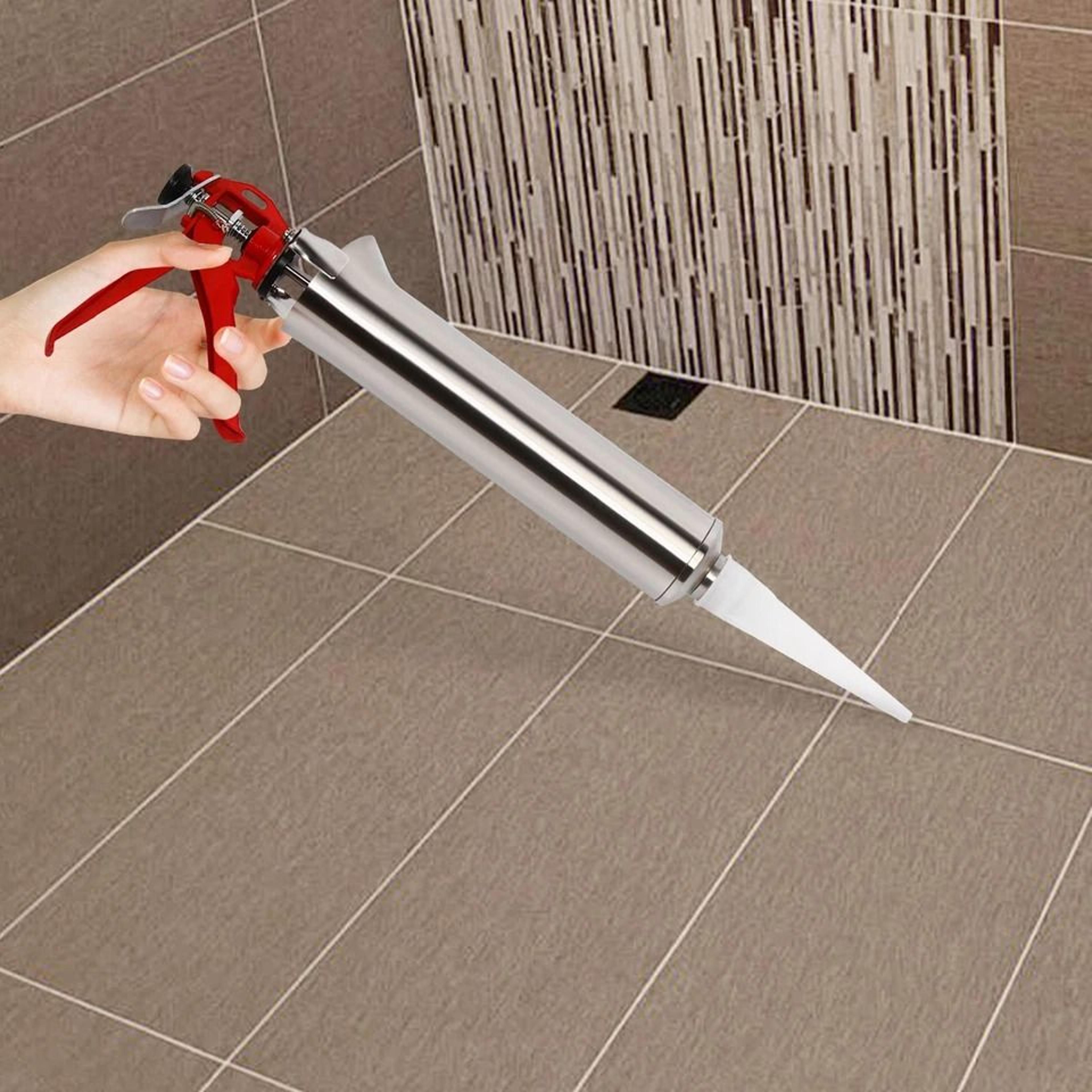 Mortar Pointing Gun Cement Grout Applicator Tool With Nozzles 5