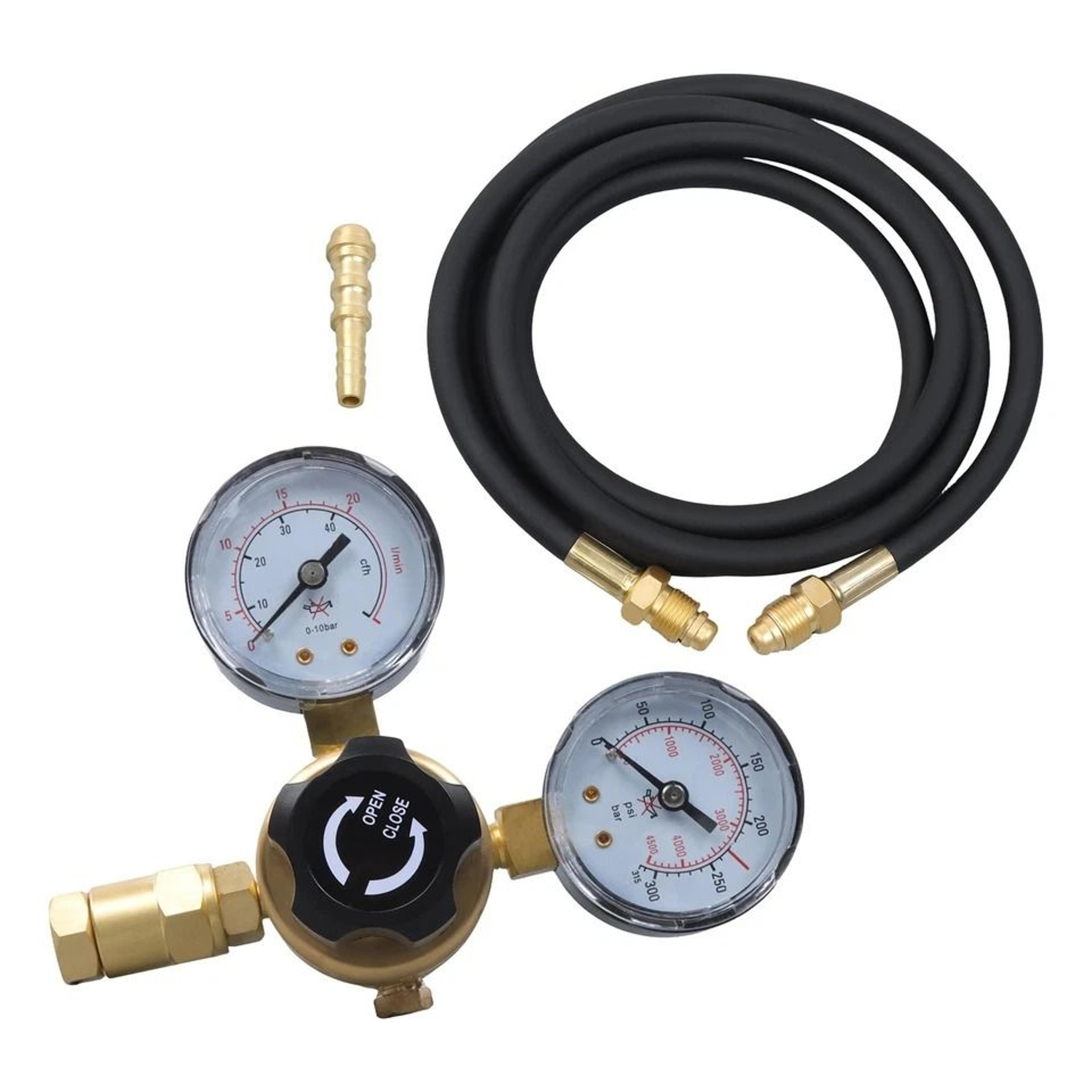 Argon CO2 Regulator With Dual Gauges And Hose For MIG TIG Welders 3