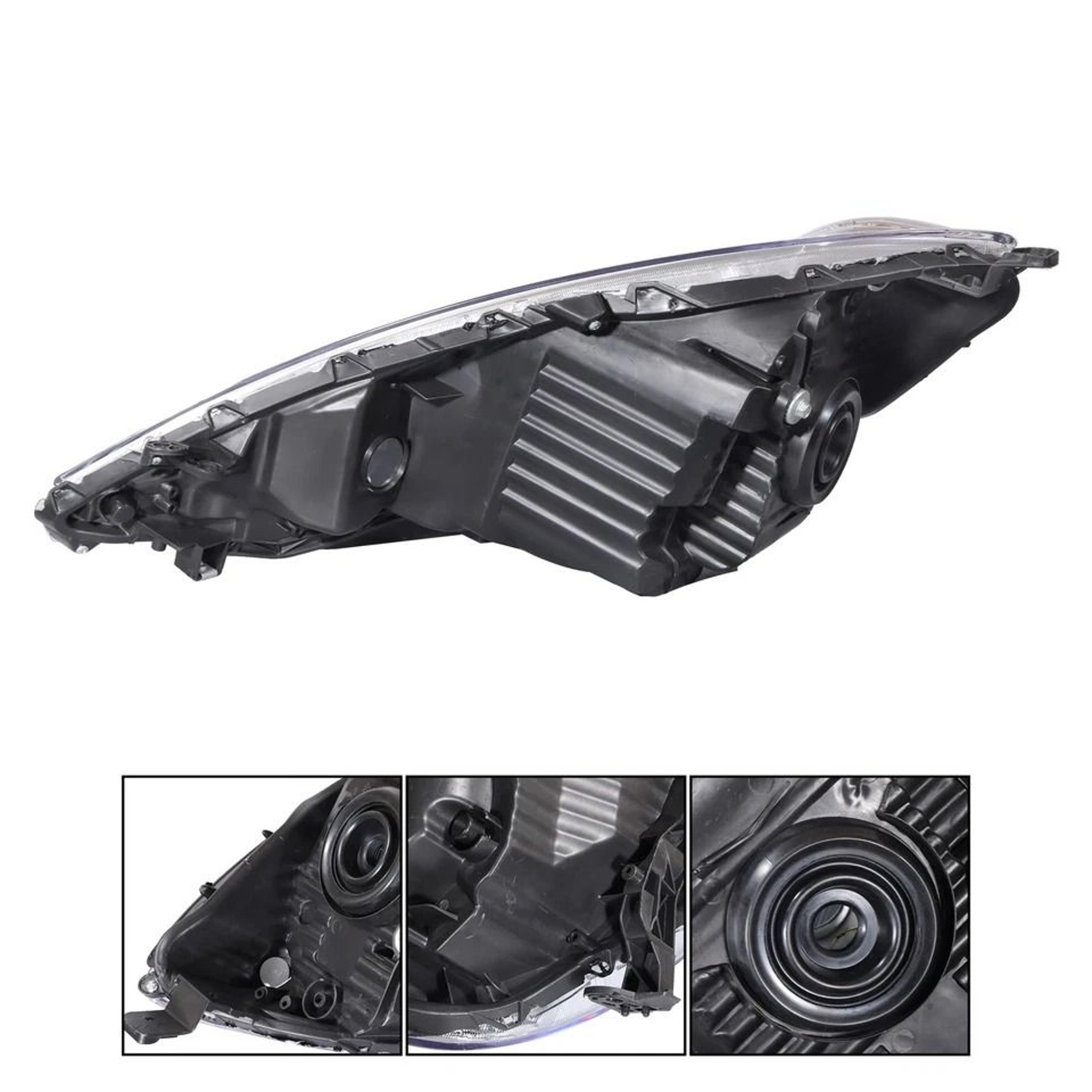 Premium Right Side Factory Halogen Headlight For Honda Fit Sport Chrome 7