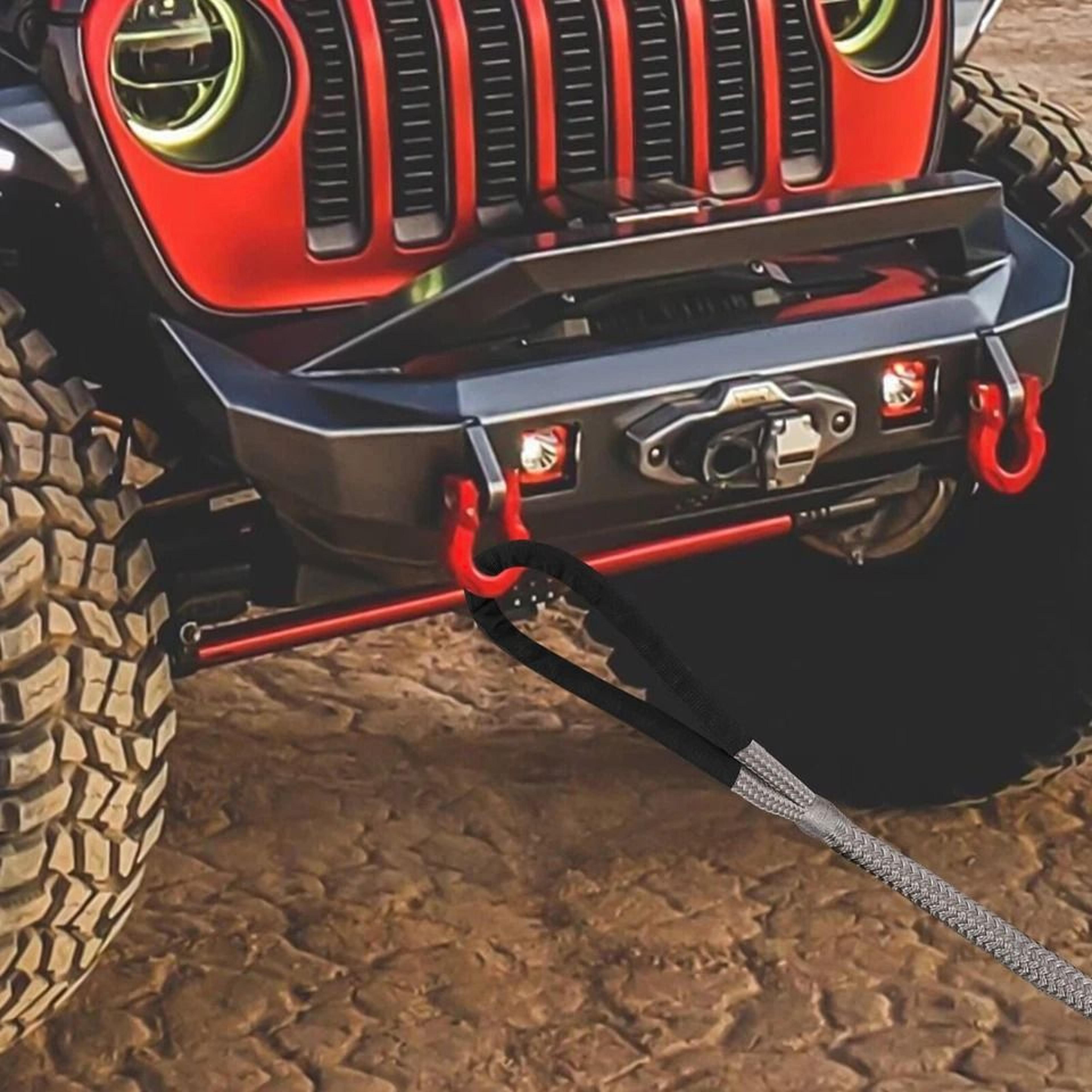 Kinetic Recovery Rope Elastic Towing Strap With Carry Bag 3