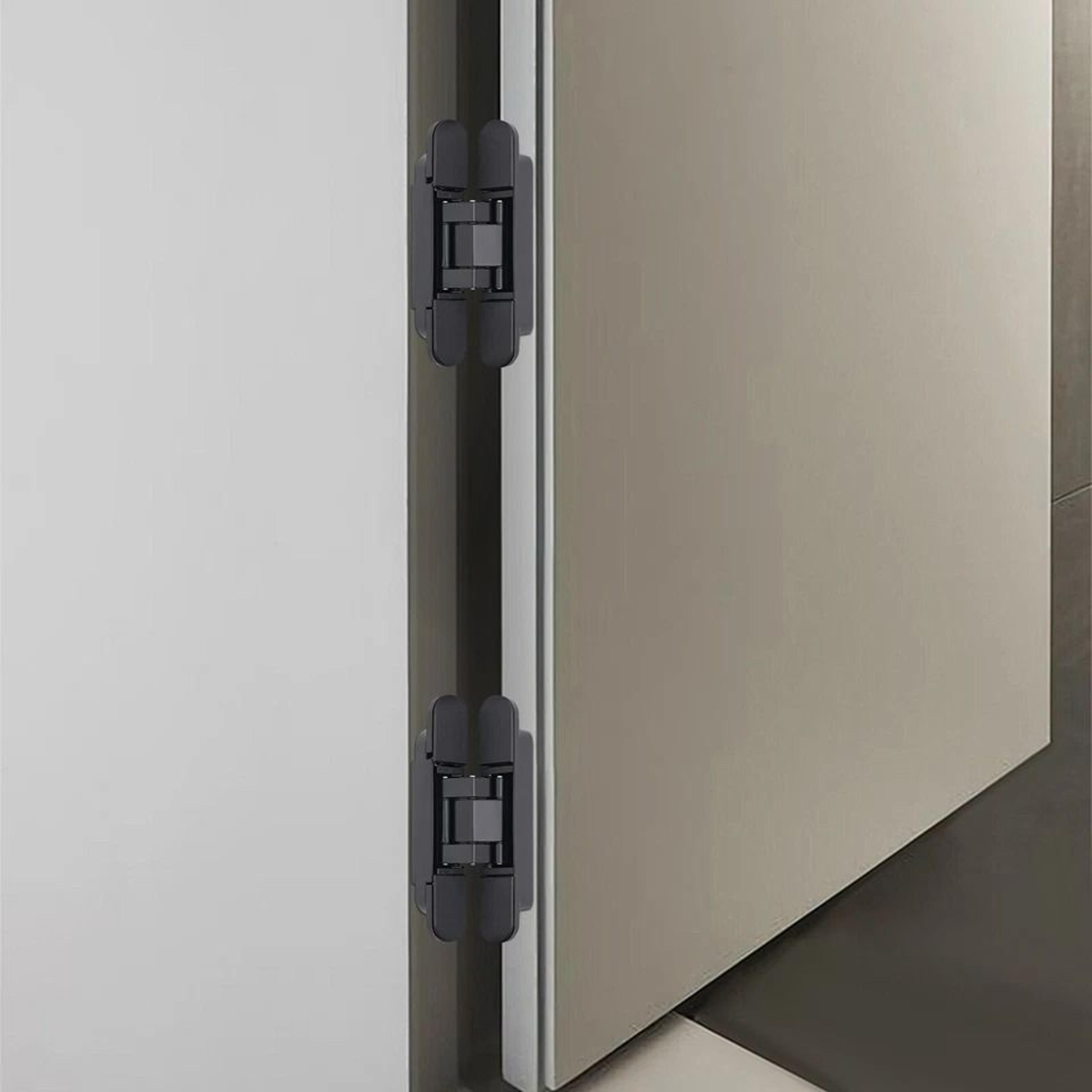 black hidden door hinges heavy duty concealed zinc alloy hinges