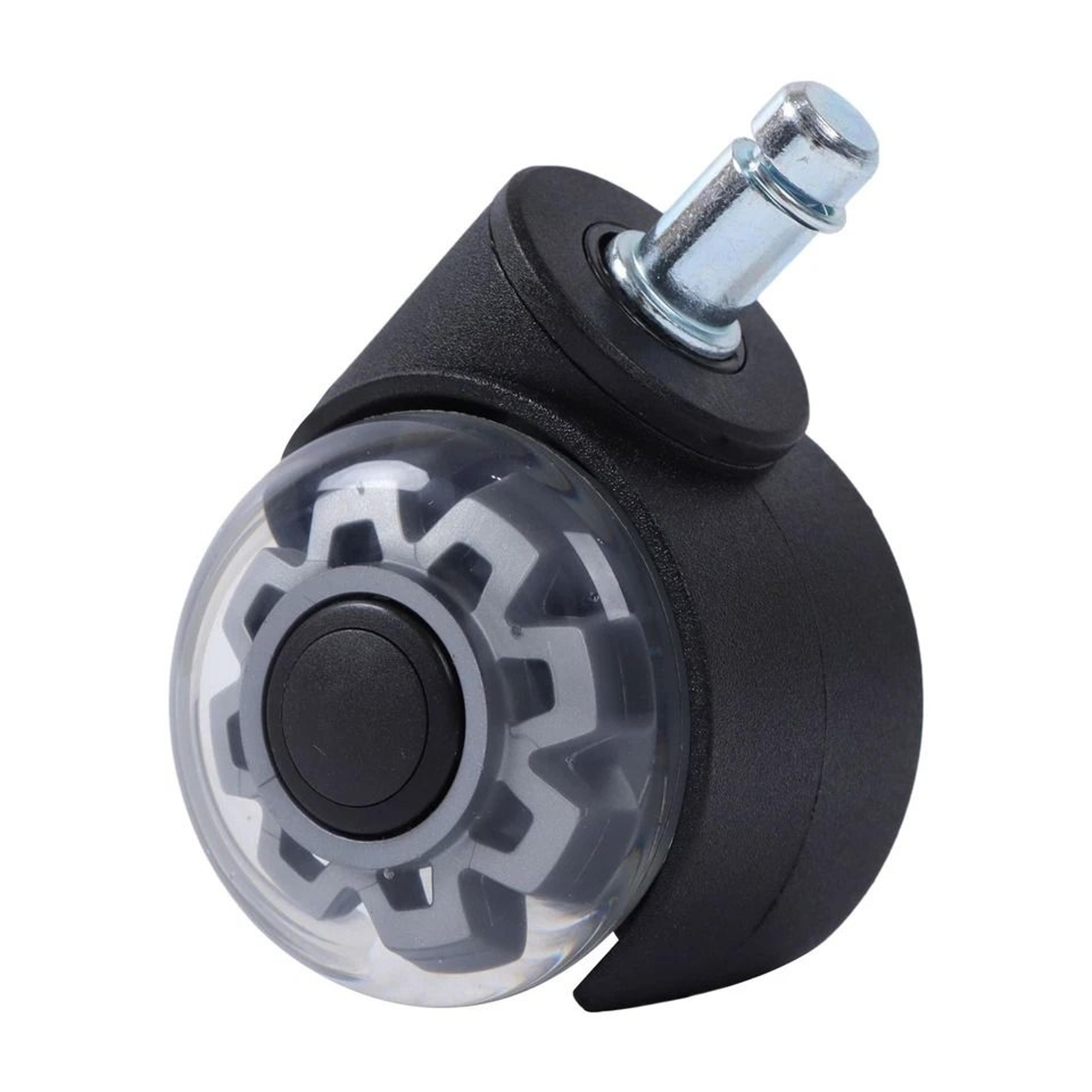 Chair Casters Smooth Office Chair Replacement Wheels With Rubber Swivel 2