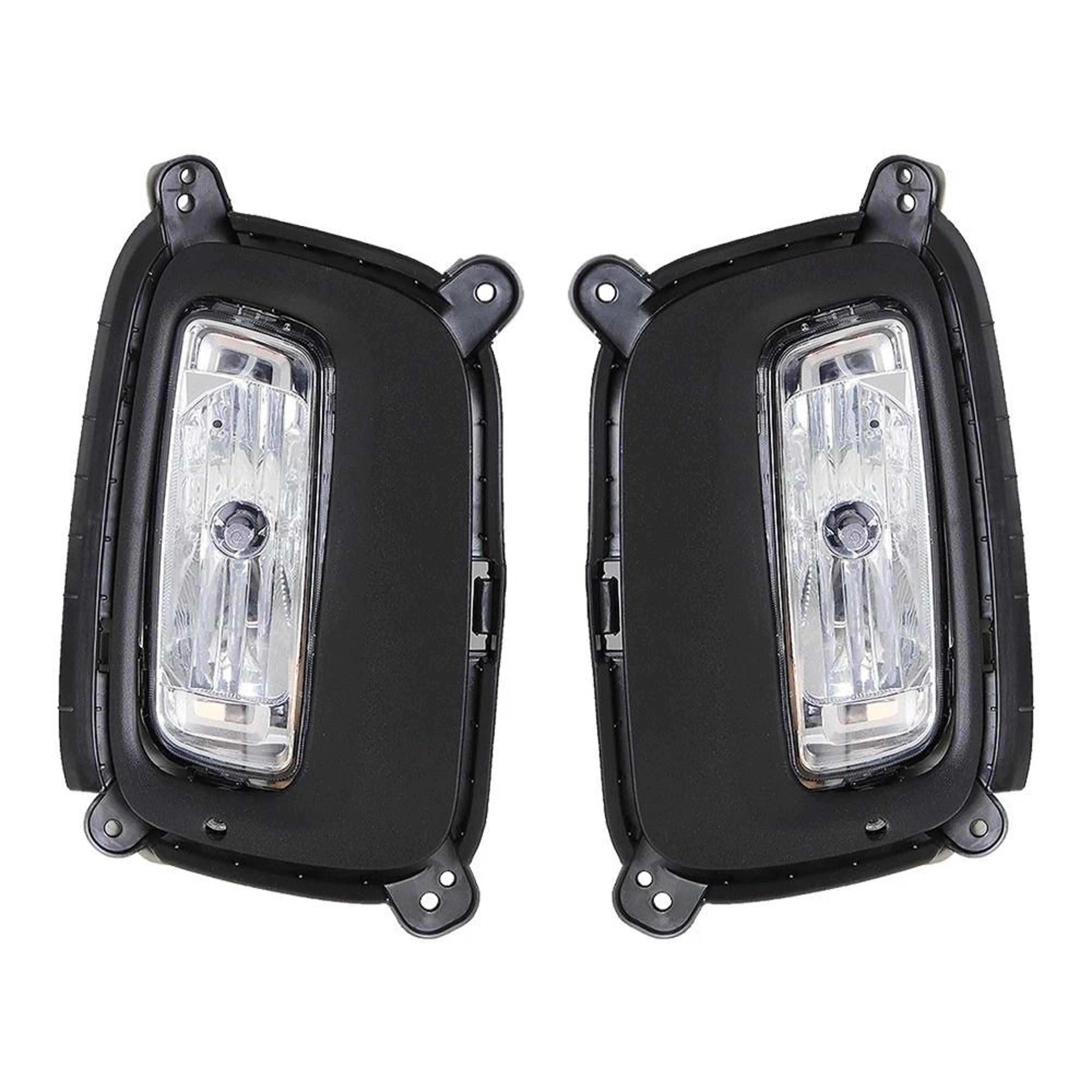 premium front bumper fog lights assembly for kia sorento with bezel lh & rh complete set