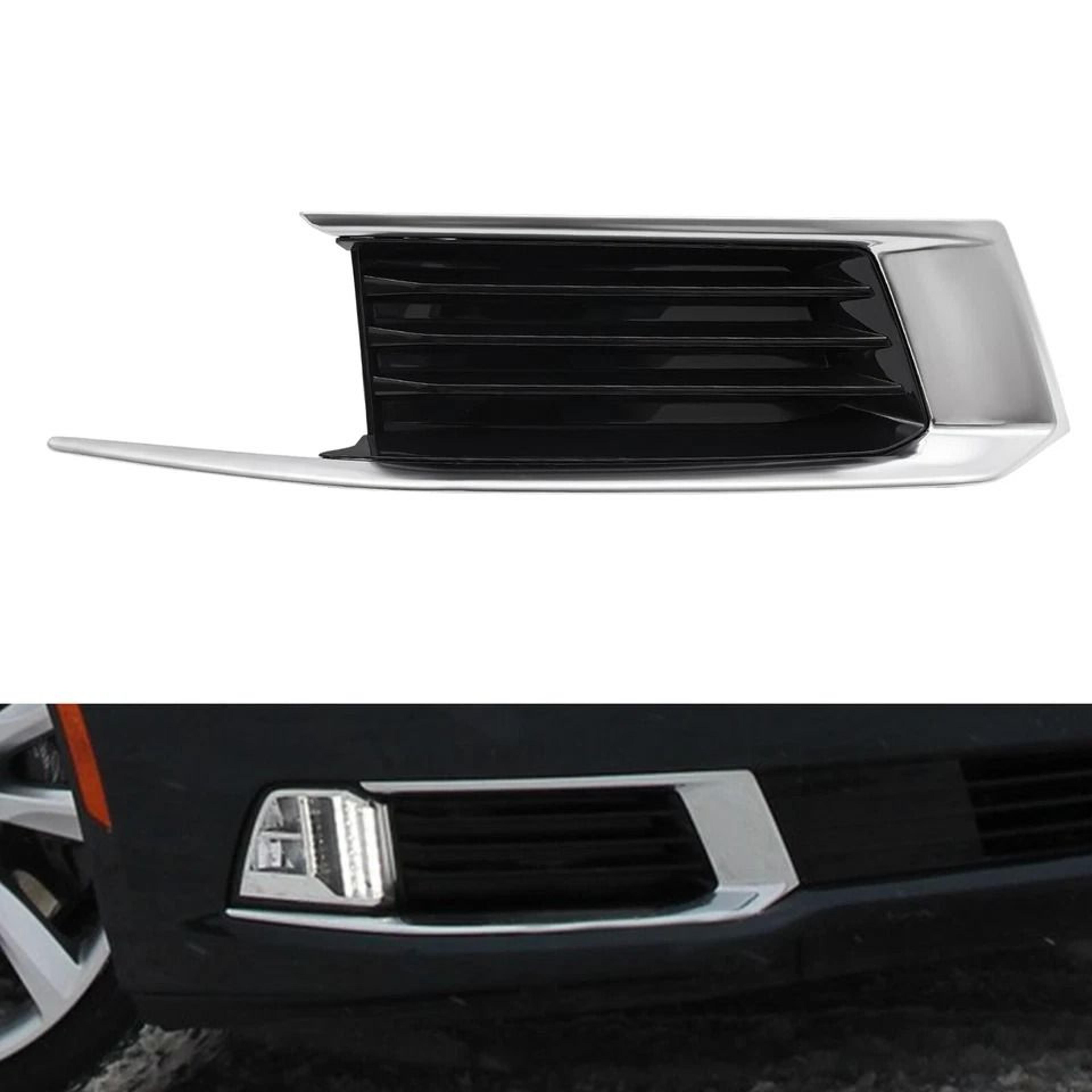 premium right side front fog light cover for cadillac xts chrome fog lamp cover