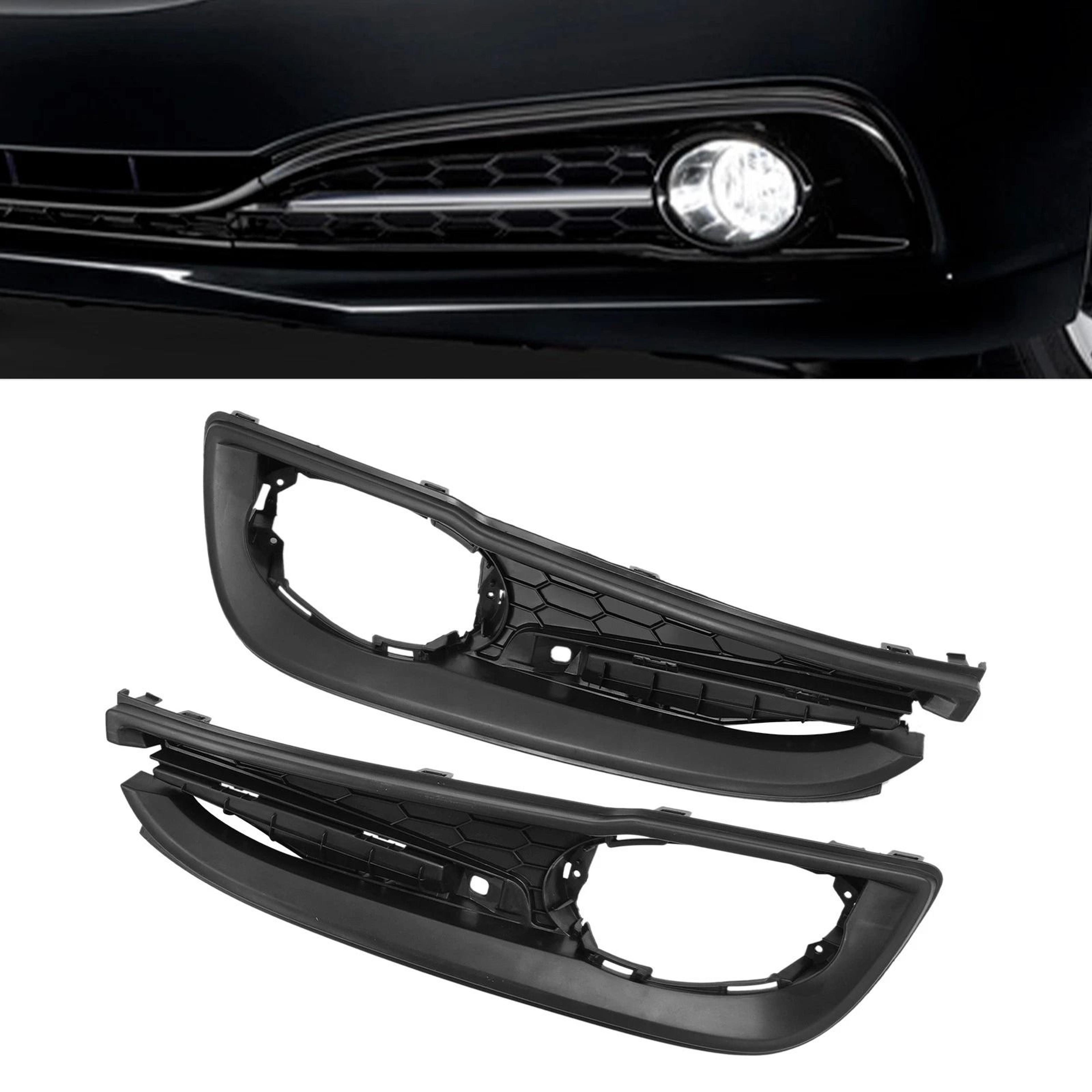 front fog light cover grille set for honda civic si oem style fit