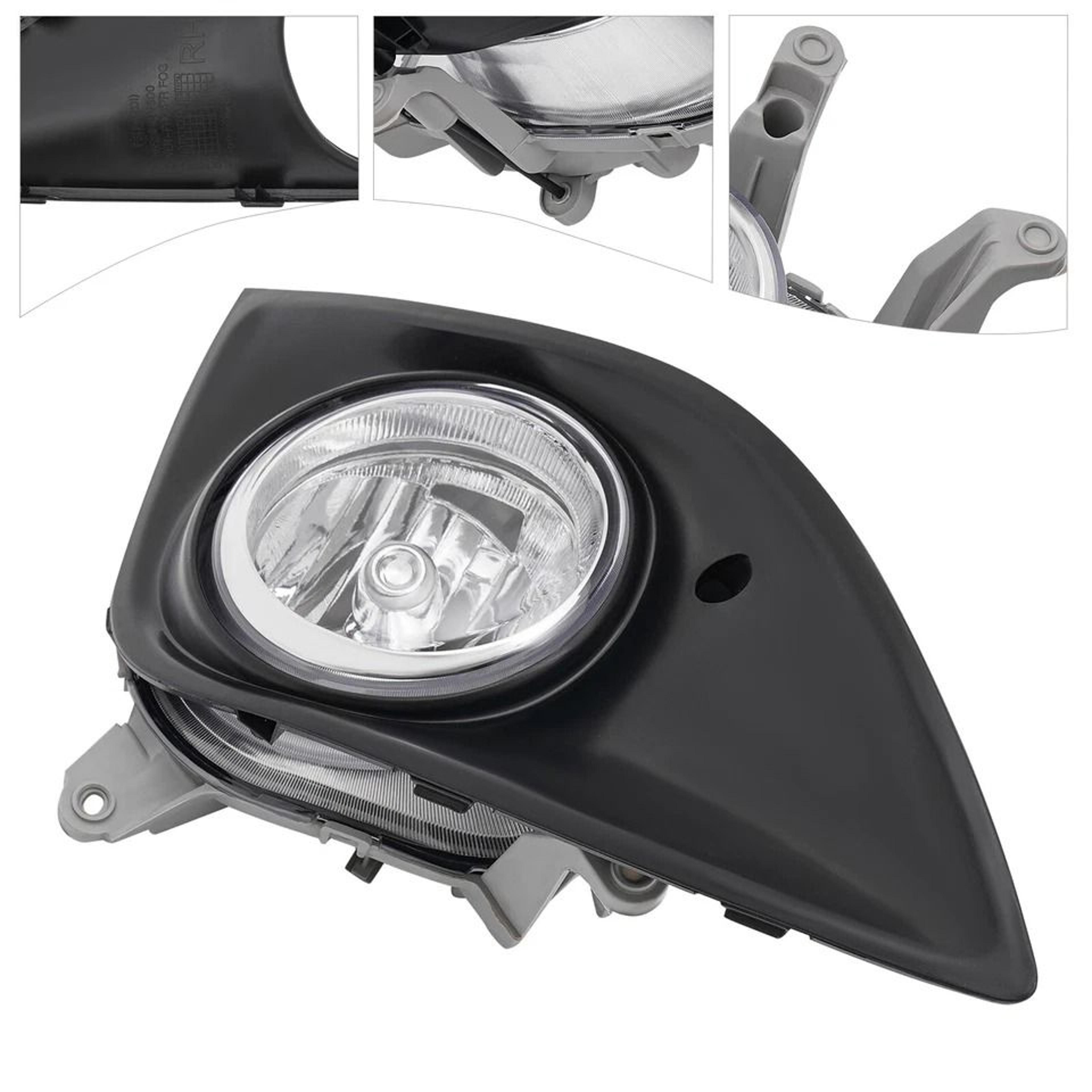 Passenger Side Fog Light Assembly For Hyundai Veloster Turbo With Cover 3