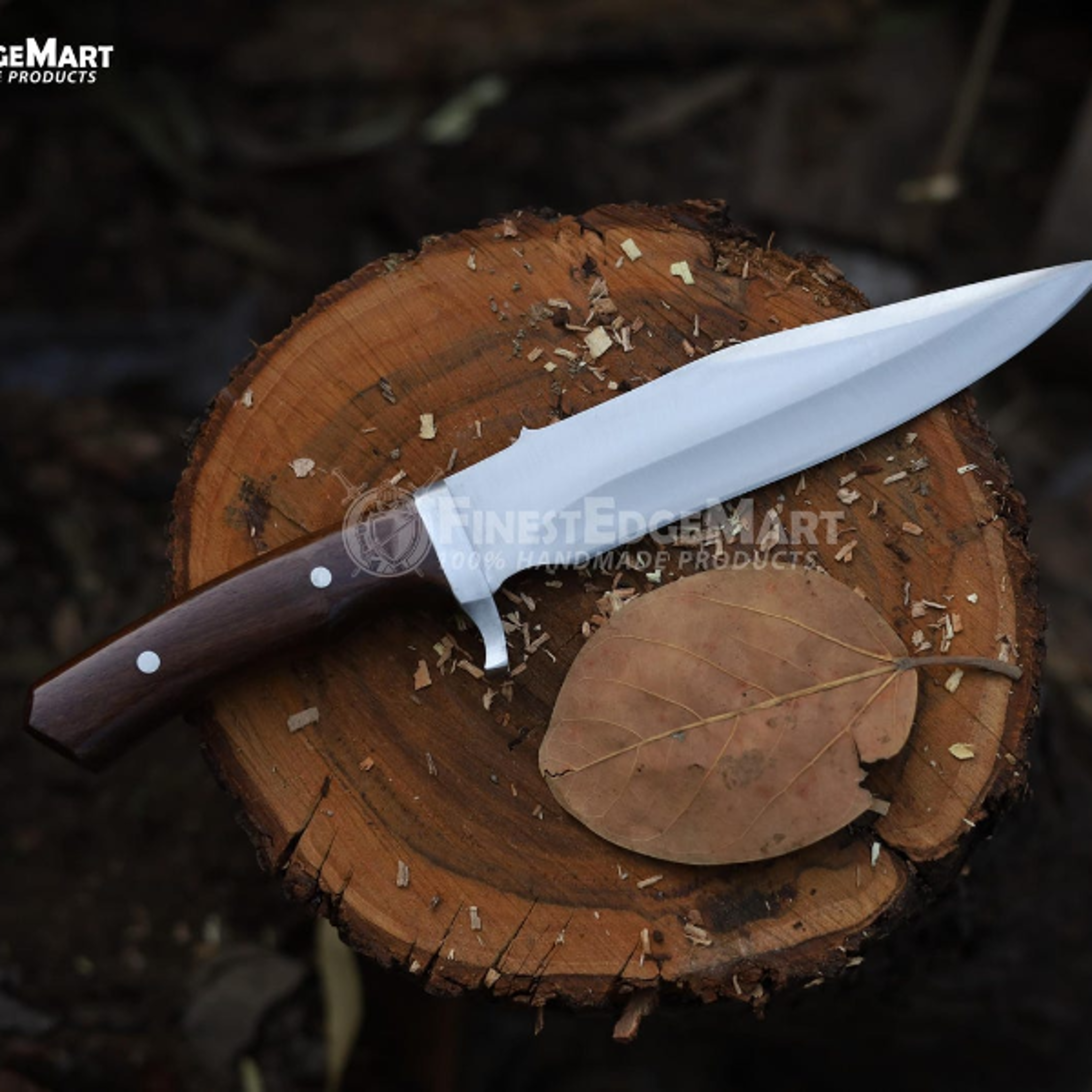 handmade 13 inch tanto knife with carbon steel blade, ergonomic micarta handle, and premium leather sheath - perfect gif
