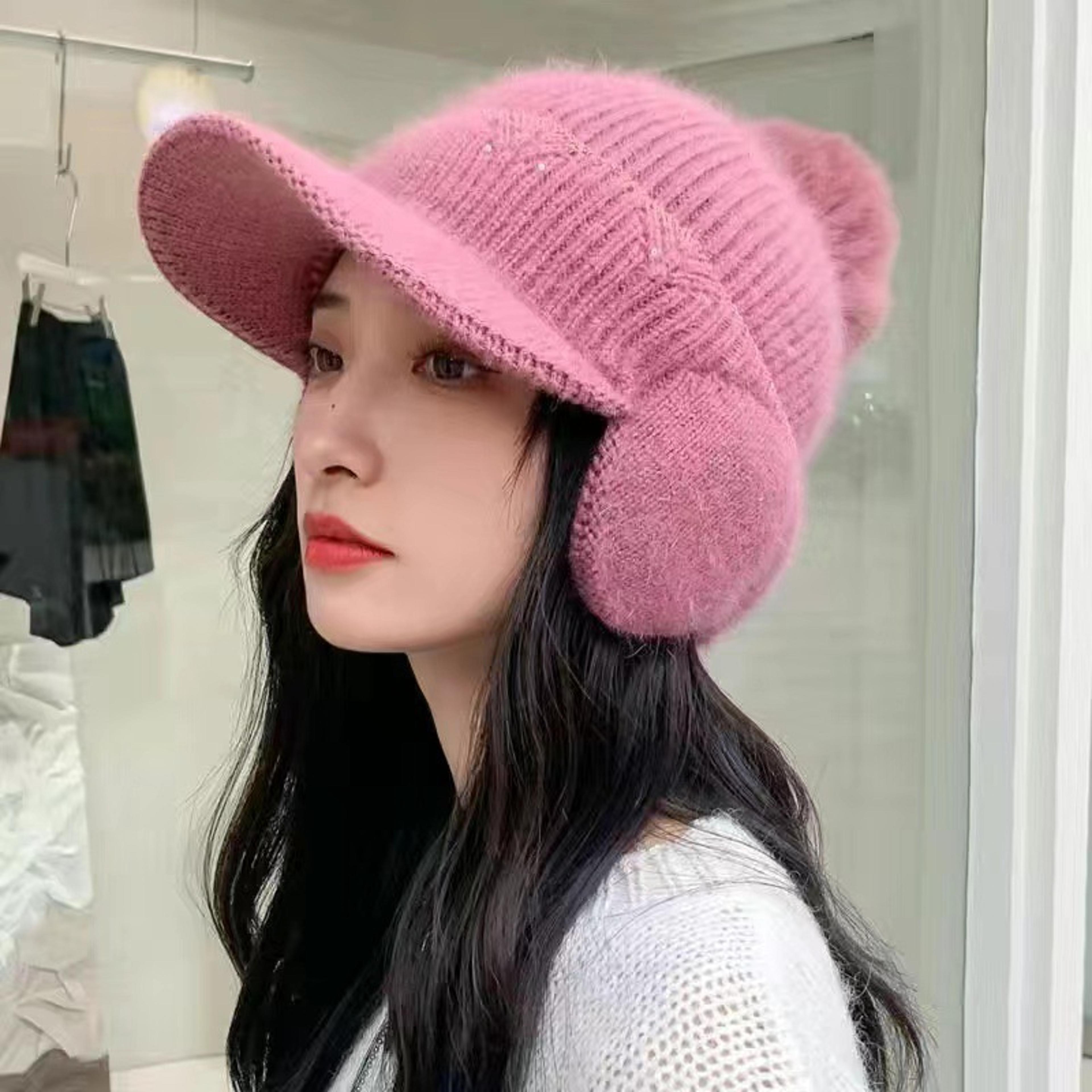 Windproof Autumn And Winter Knitted Neck Hoodie With Thick Velvet Knitted Ear Protection For Cyclin 1